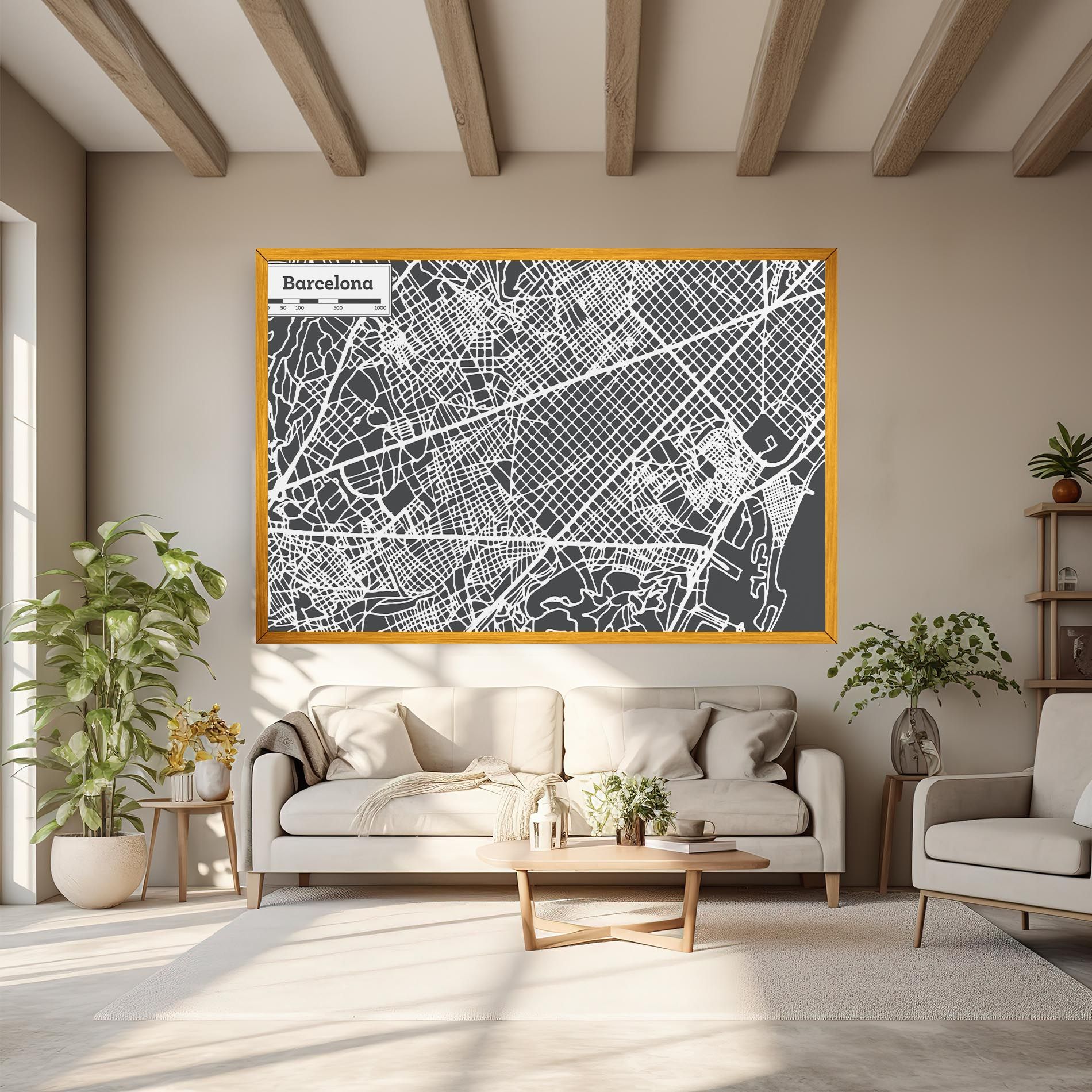 Barcelona Map mockup 6