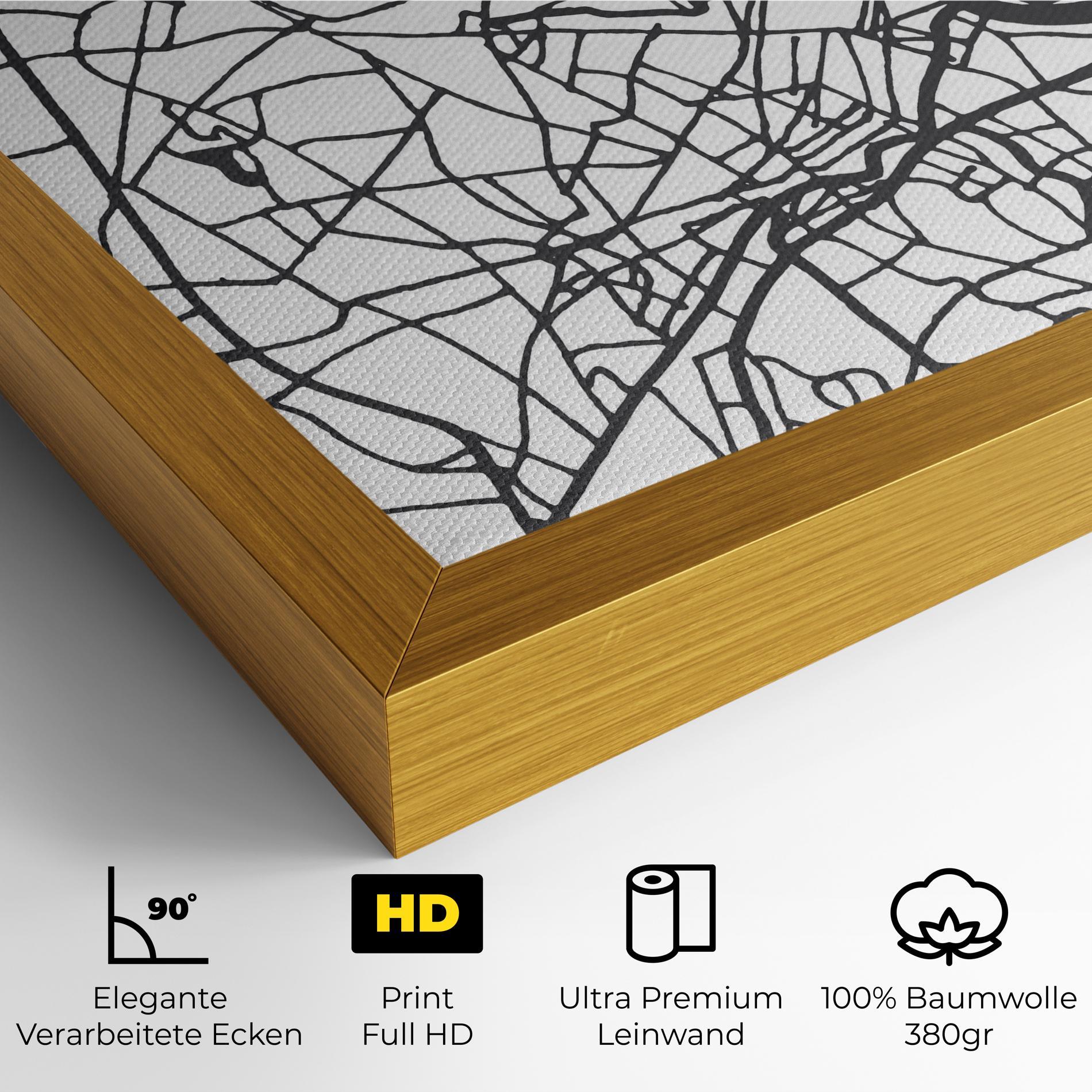 Leinwandbild Ho Chi Minh Map mockup 4