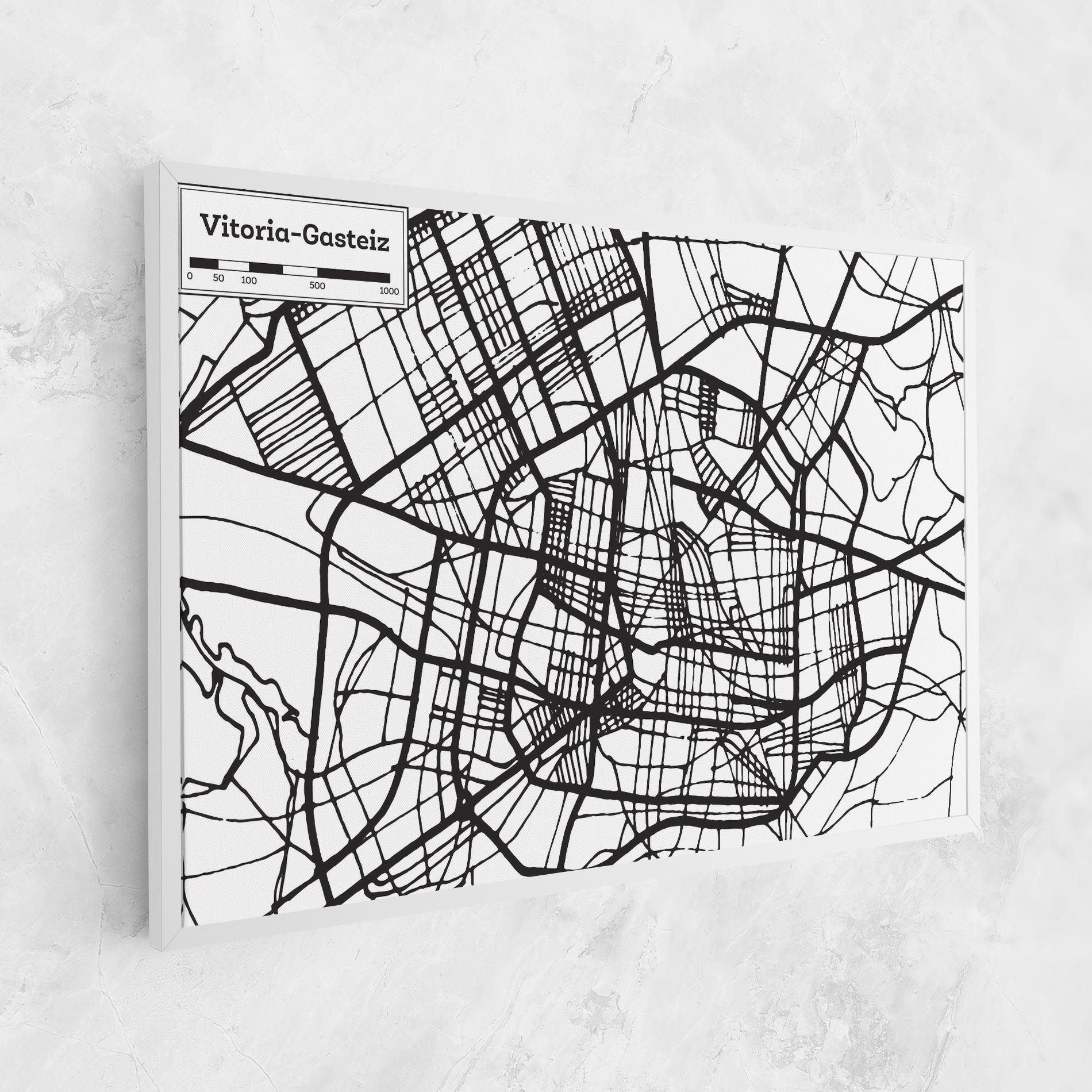 Vitoria Gasteiz Map mockup 1