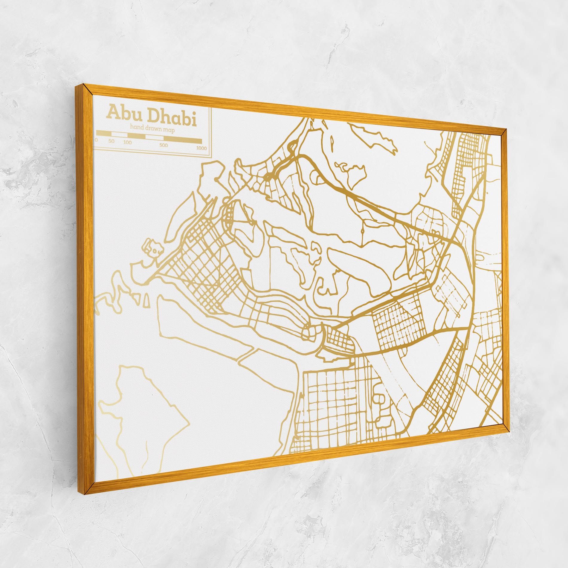 Abu Dhabi Map mockup 1