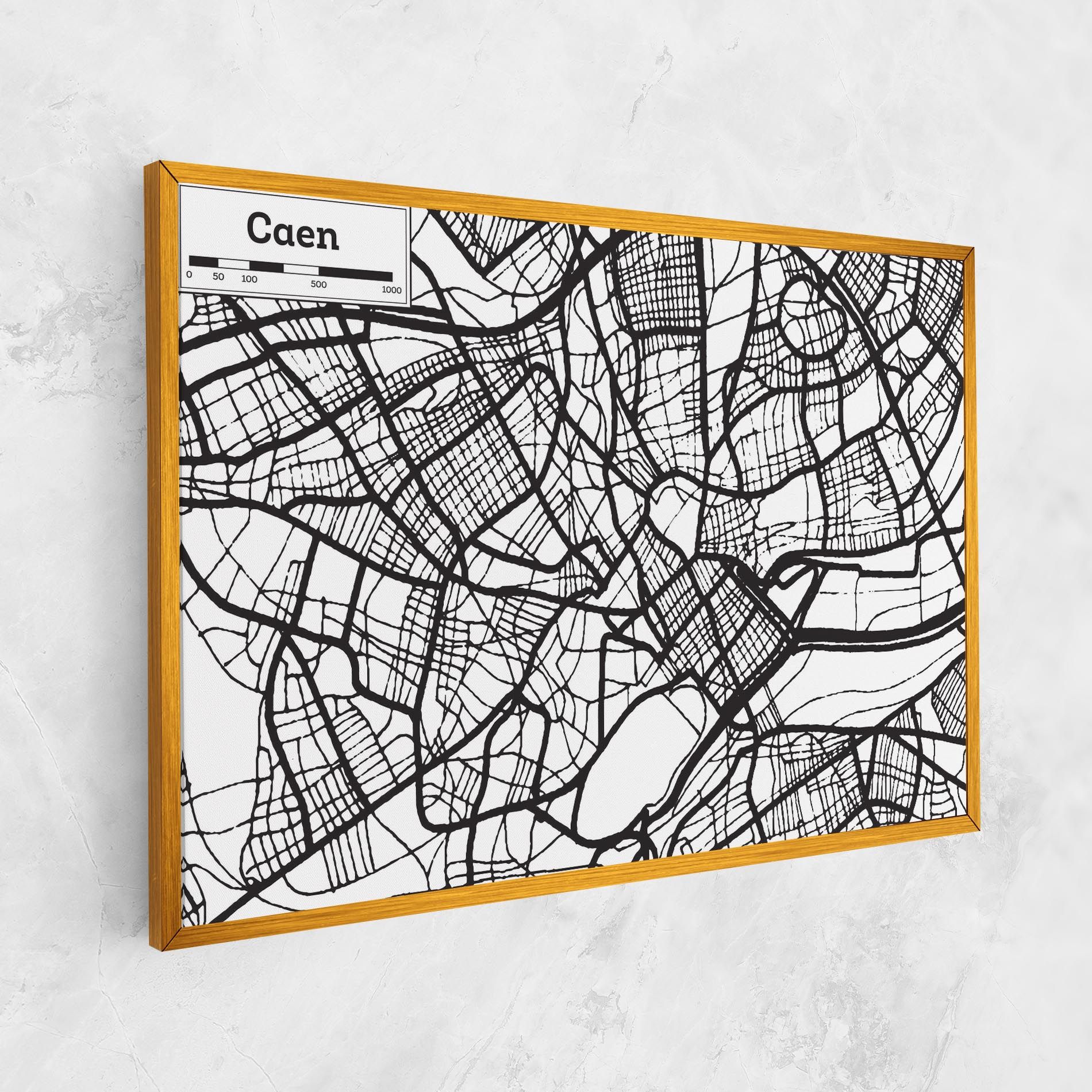 Caen Map mockup 1