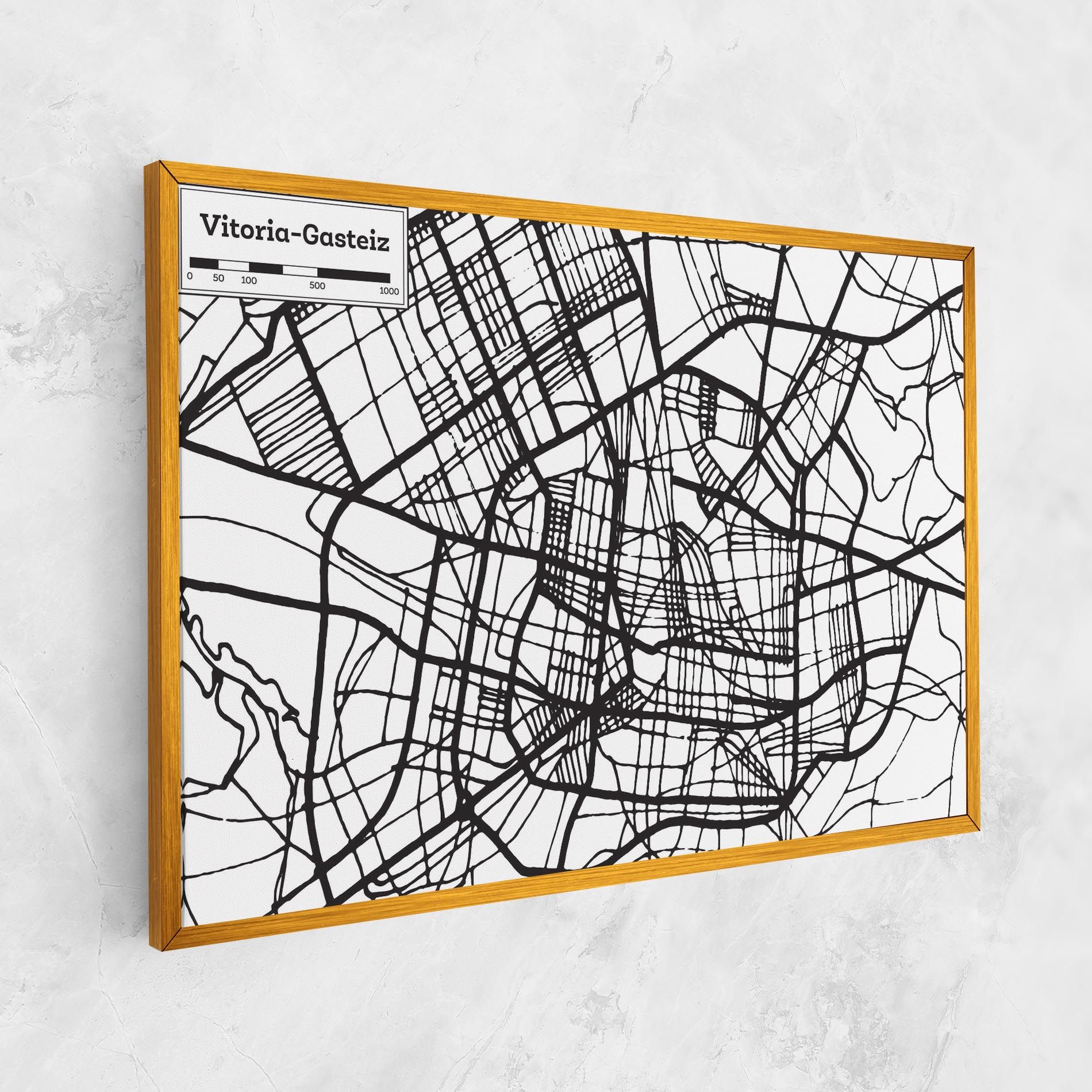 Vitoria Gasteiz Map mockup 1