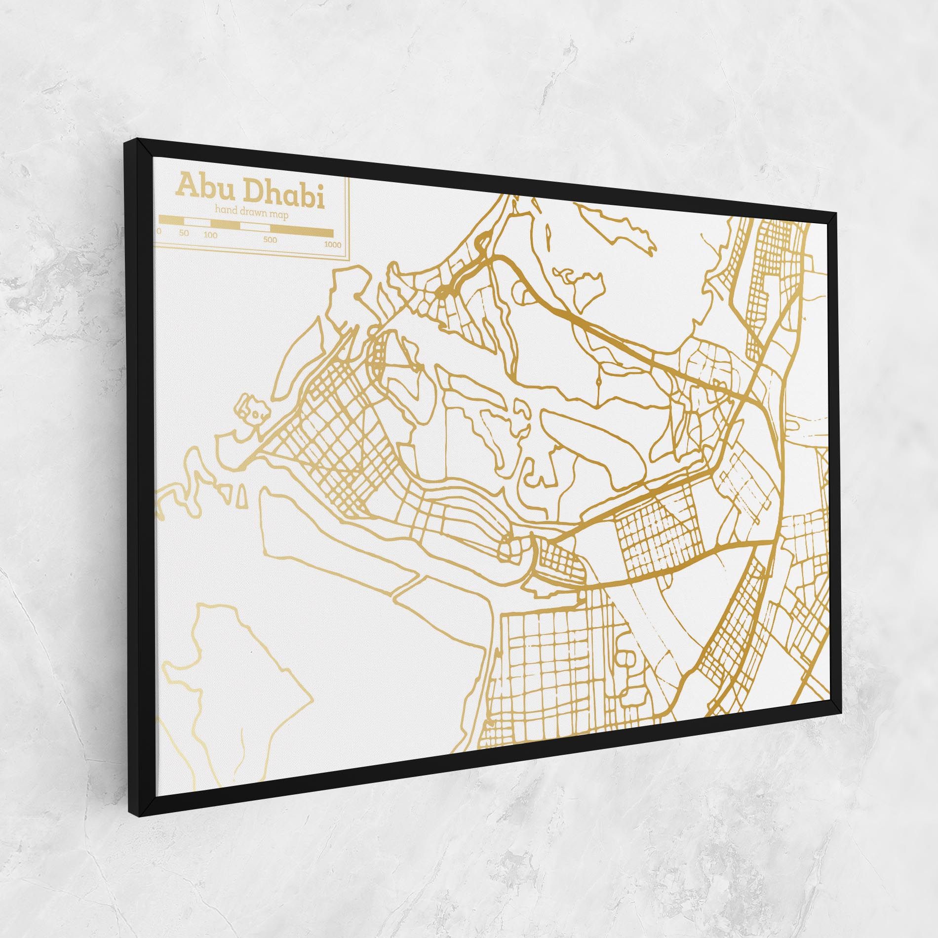 Abu Dhabi Map mockup 1