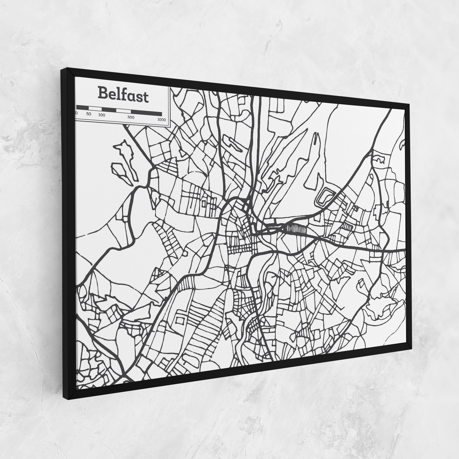 Belfast Map mockup 1