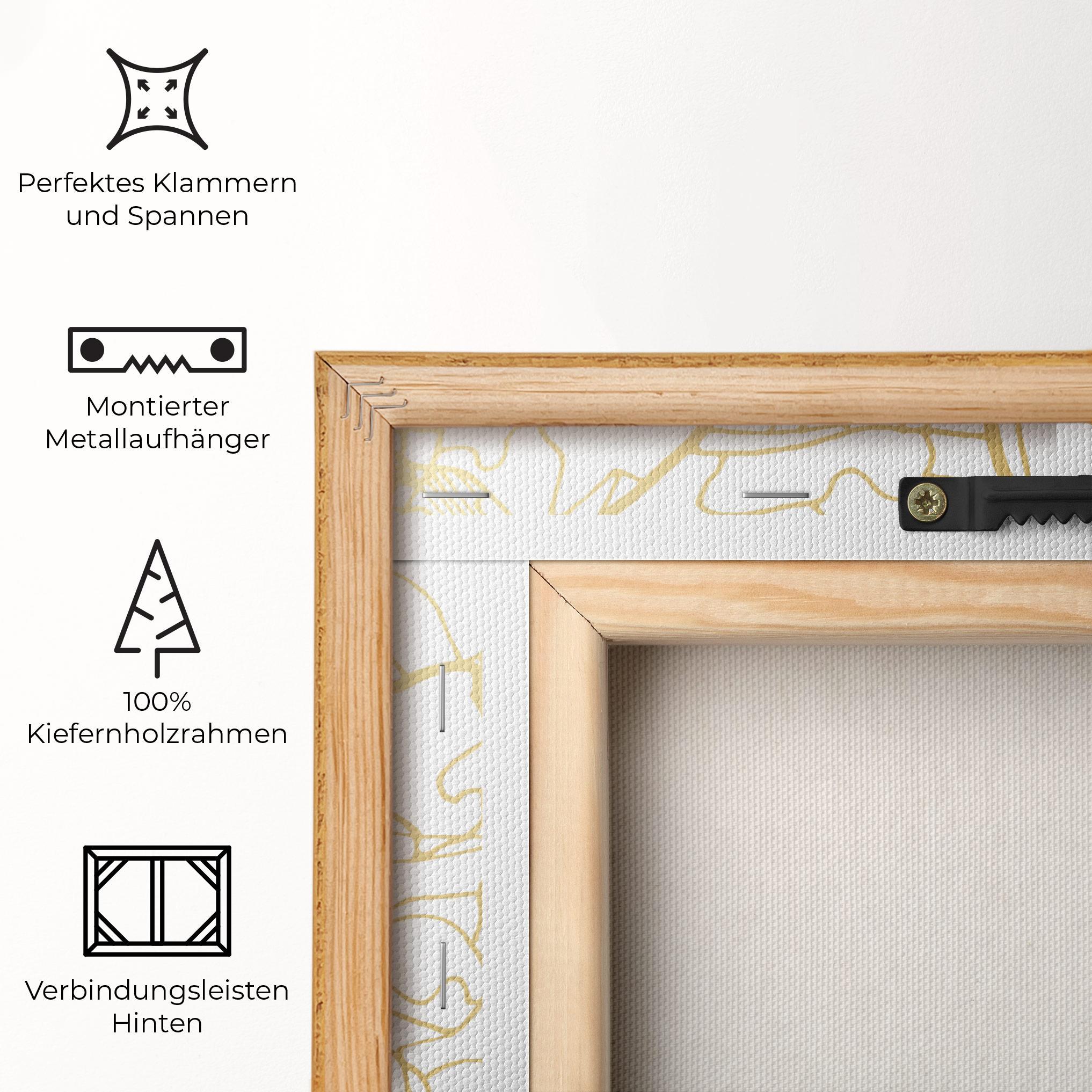 Leinwandbild Antananarivo Map mockup 5