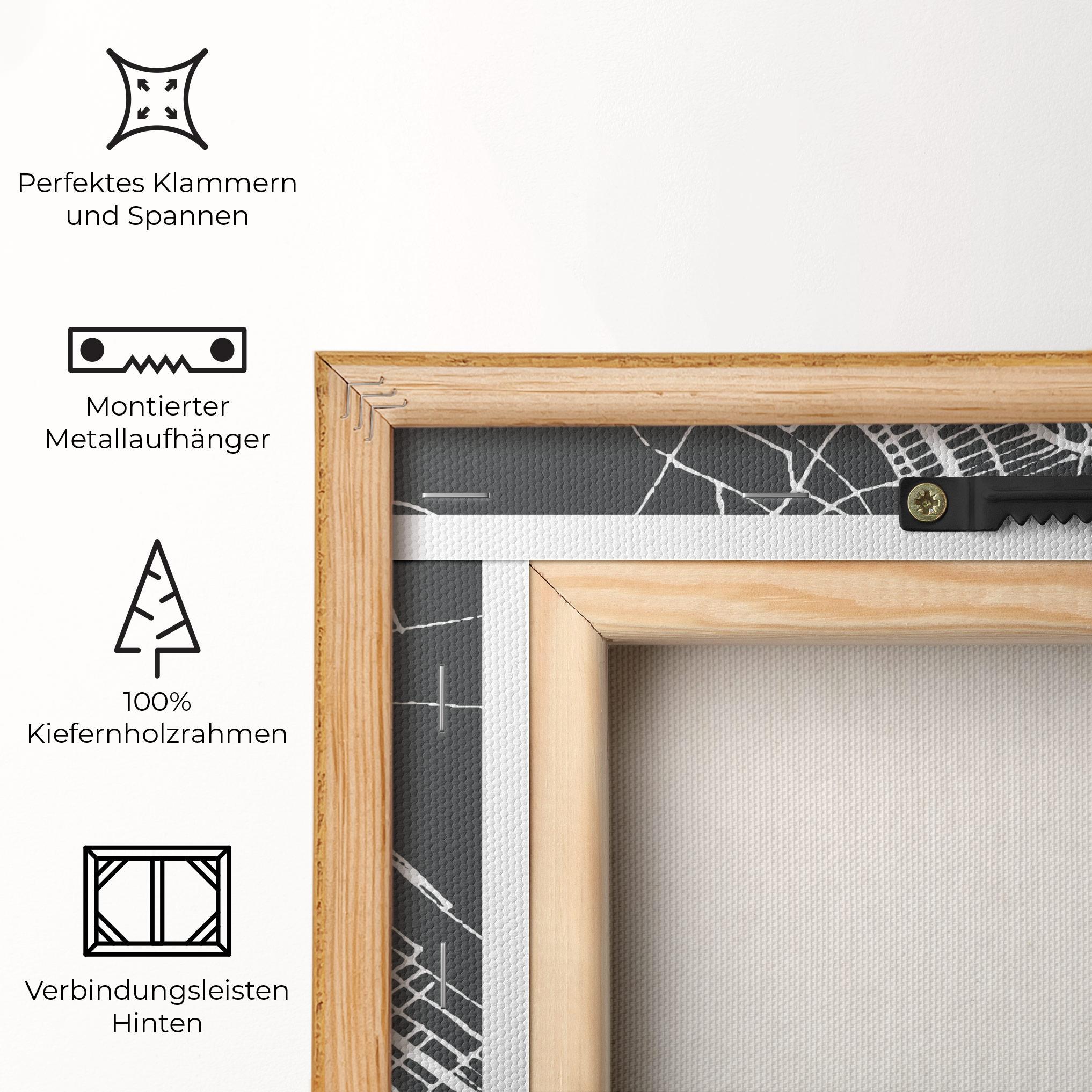 Leinwandbild Bangui Map mockup 5