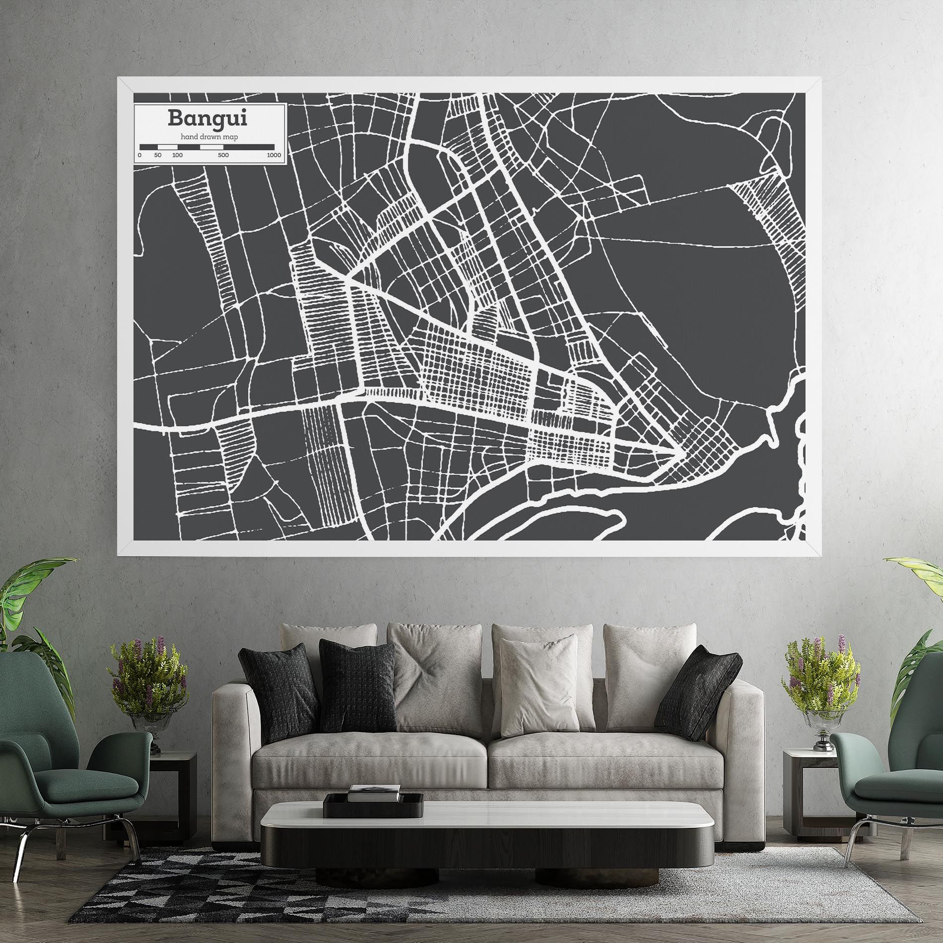 Bangui Map mockup 7