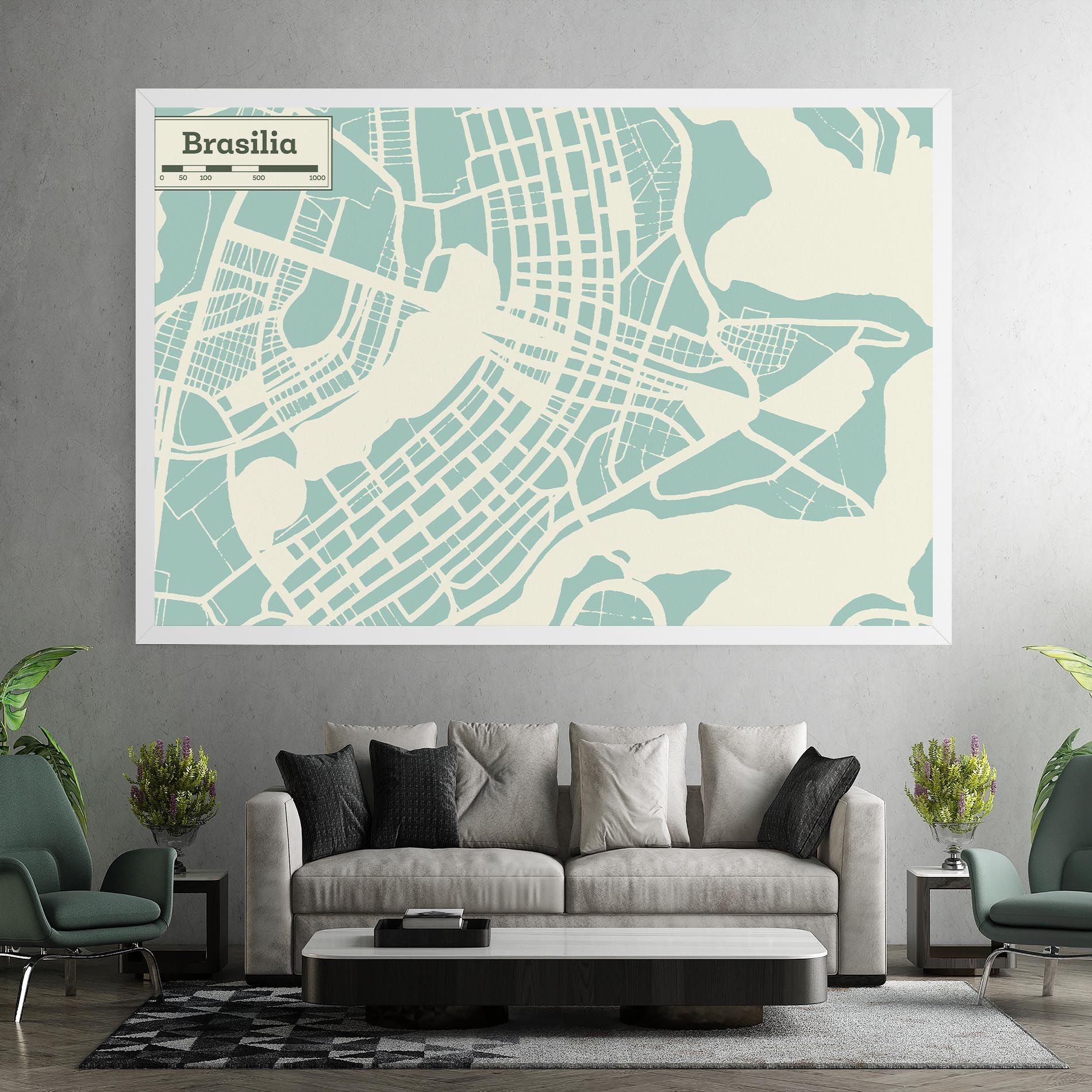 Brasilia Map mockup 7