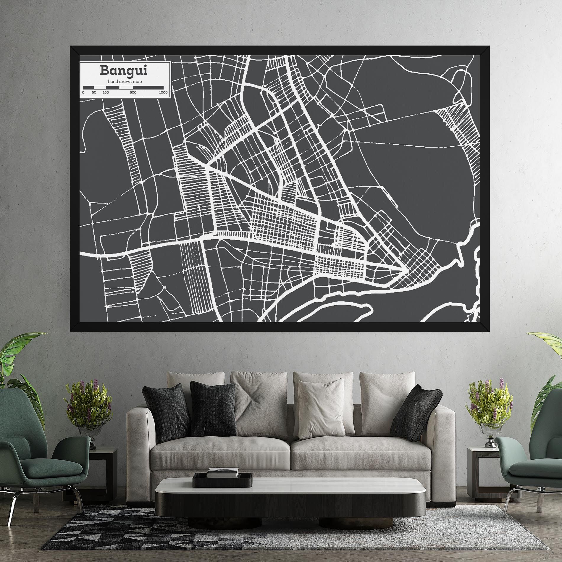 Bangui Map mockup 7