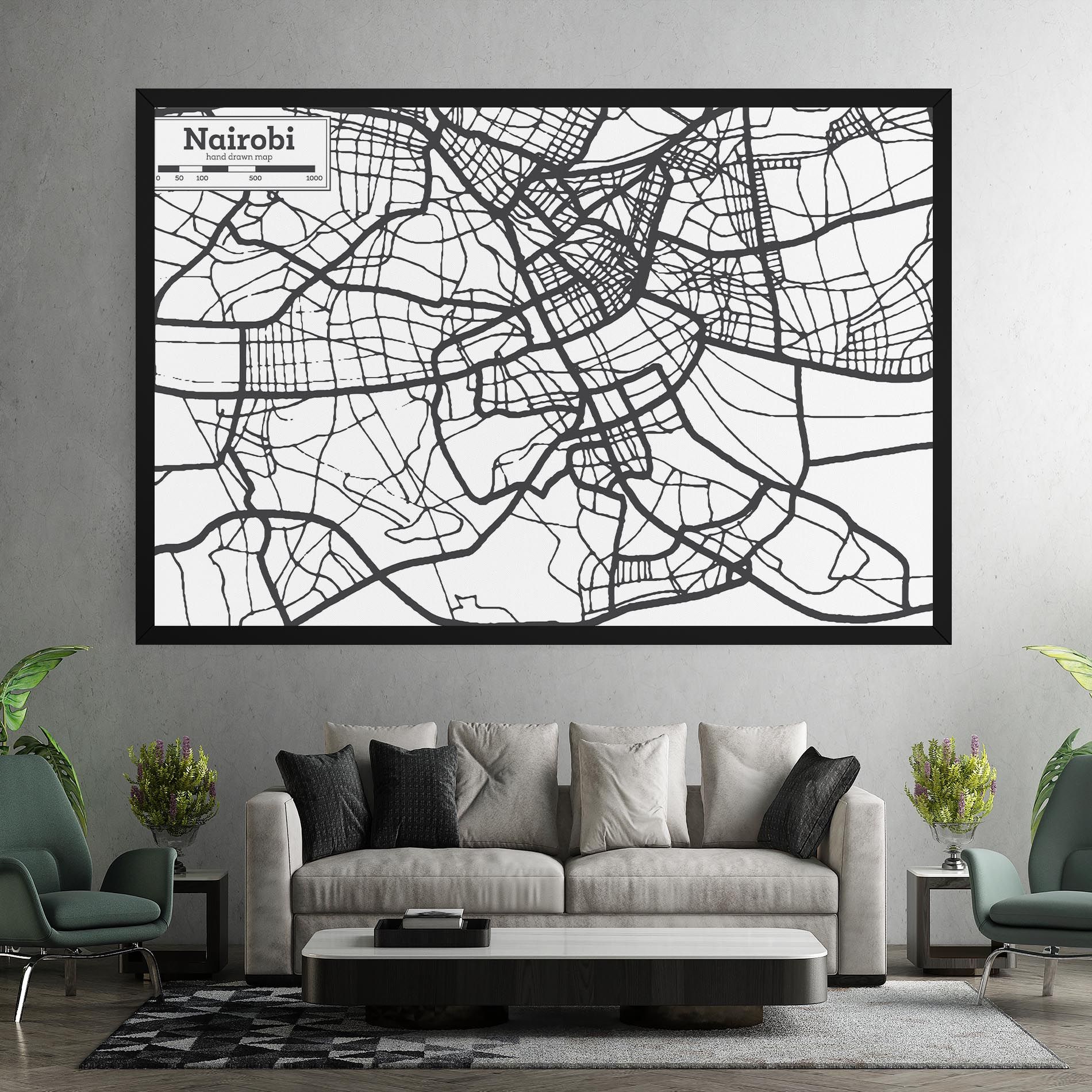 Nairobi Map mockup 7