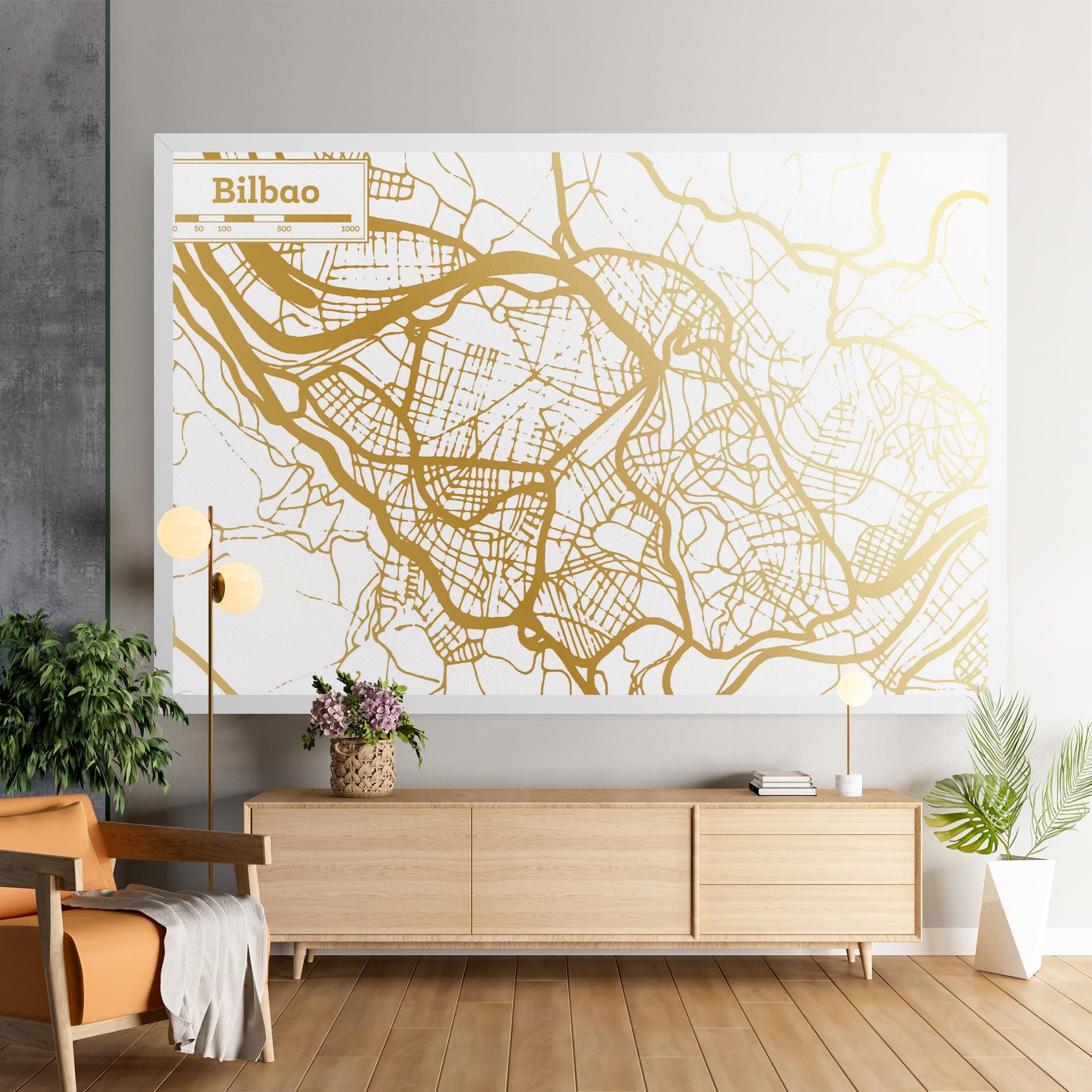Bilbao Gold Map mockup 9