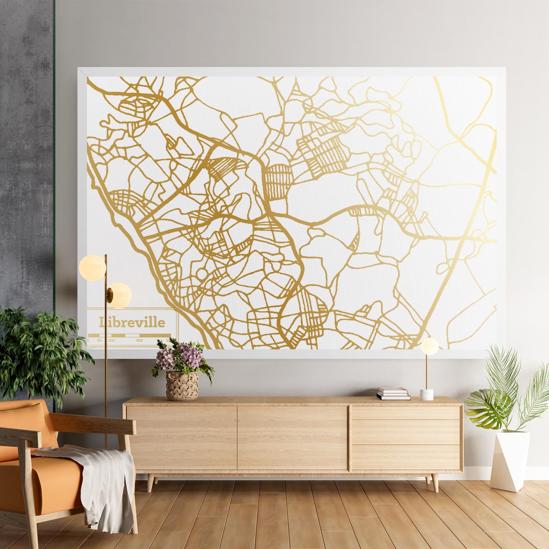 Libreville Gold Map mockup 9