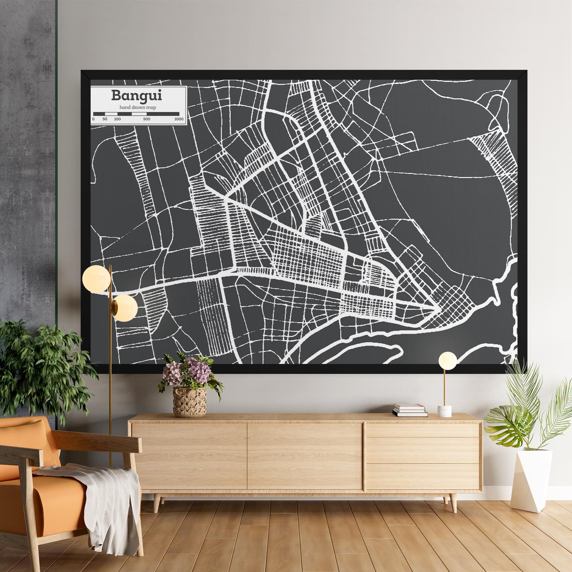 Bangui Map mockup 9