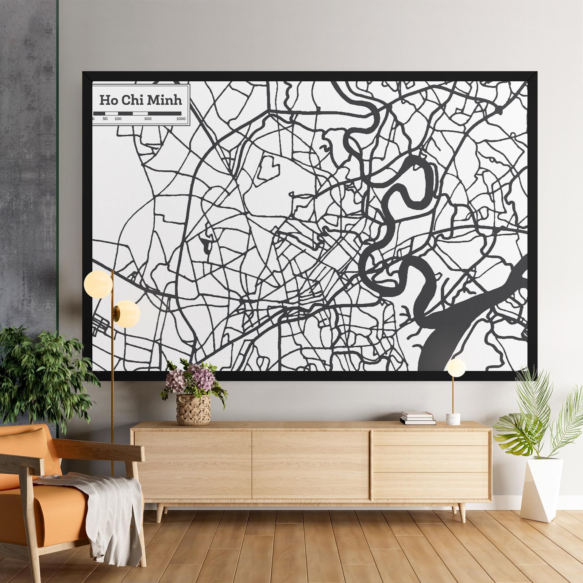 Ho Chi Minh Map mockup 9
