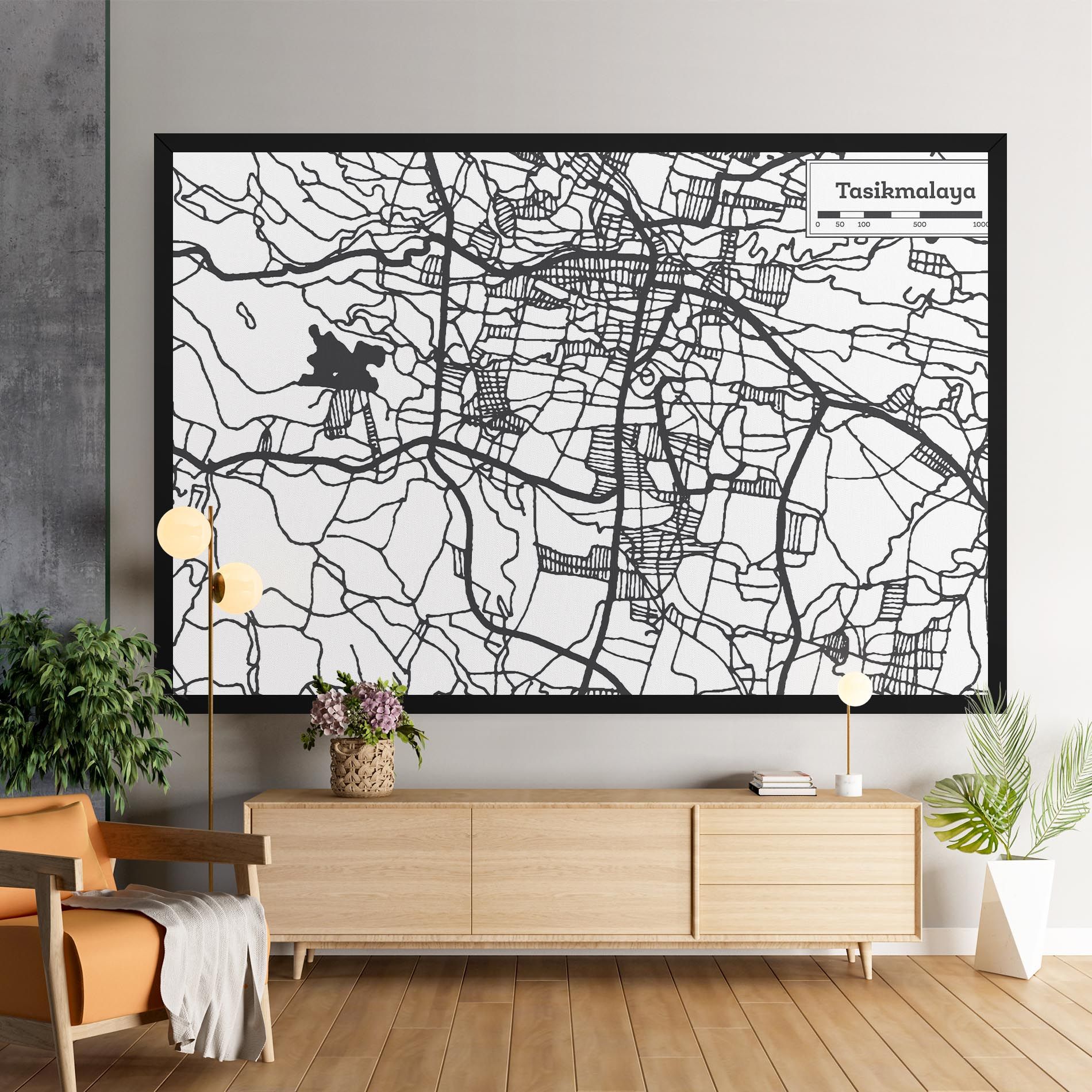 Tasikmalaya Map mockup 9