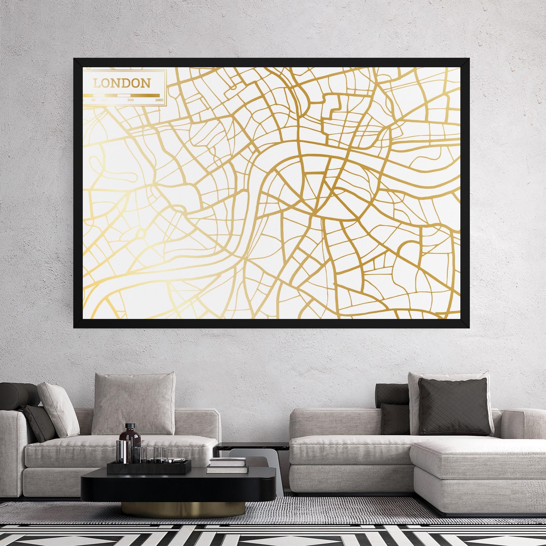 London Gold Map mockup 2