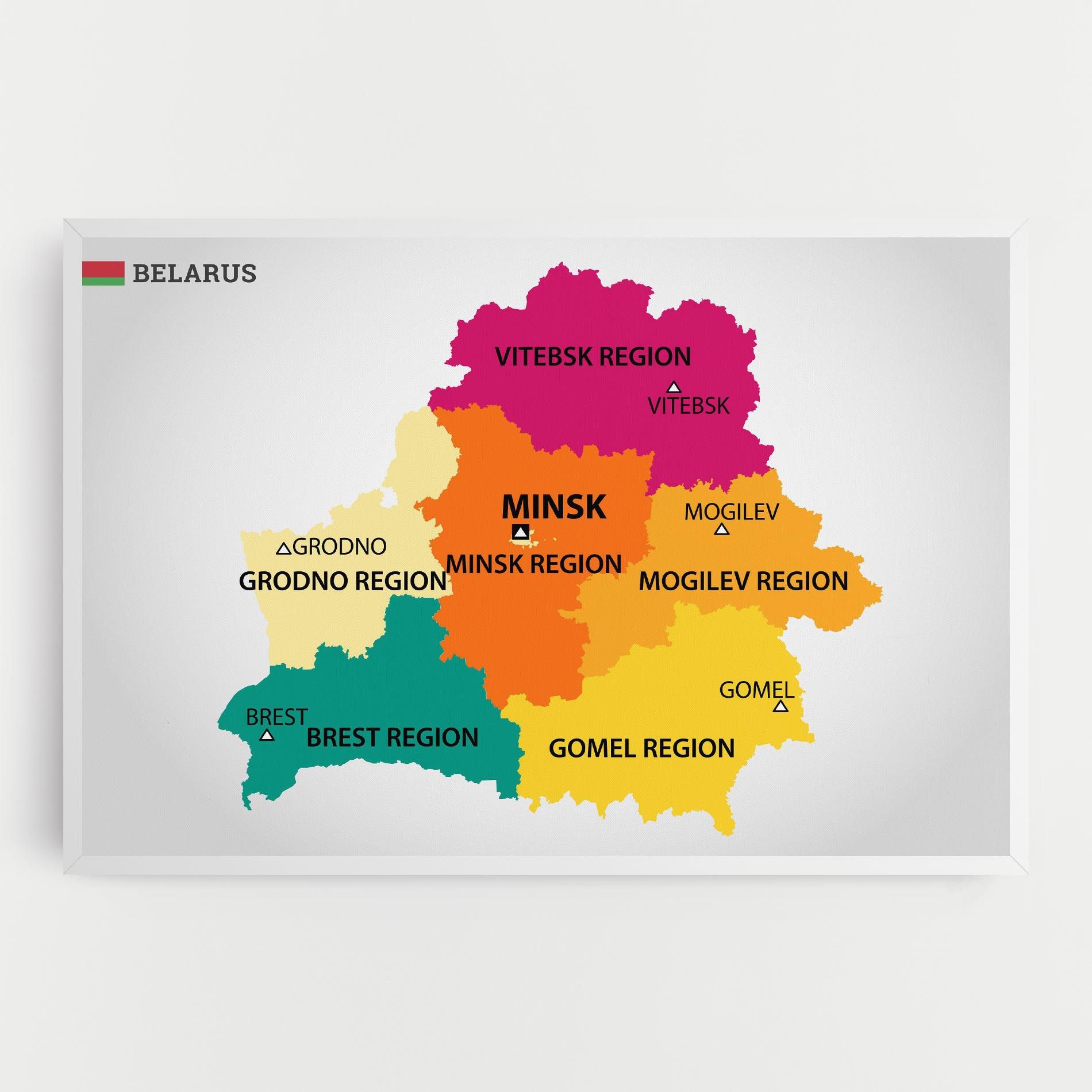 Belarus Color Map mockup 0