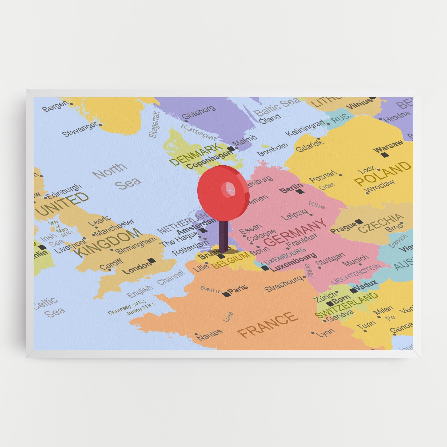 Leinwandbild Belgium Close Up mockup 0