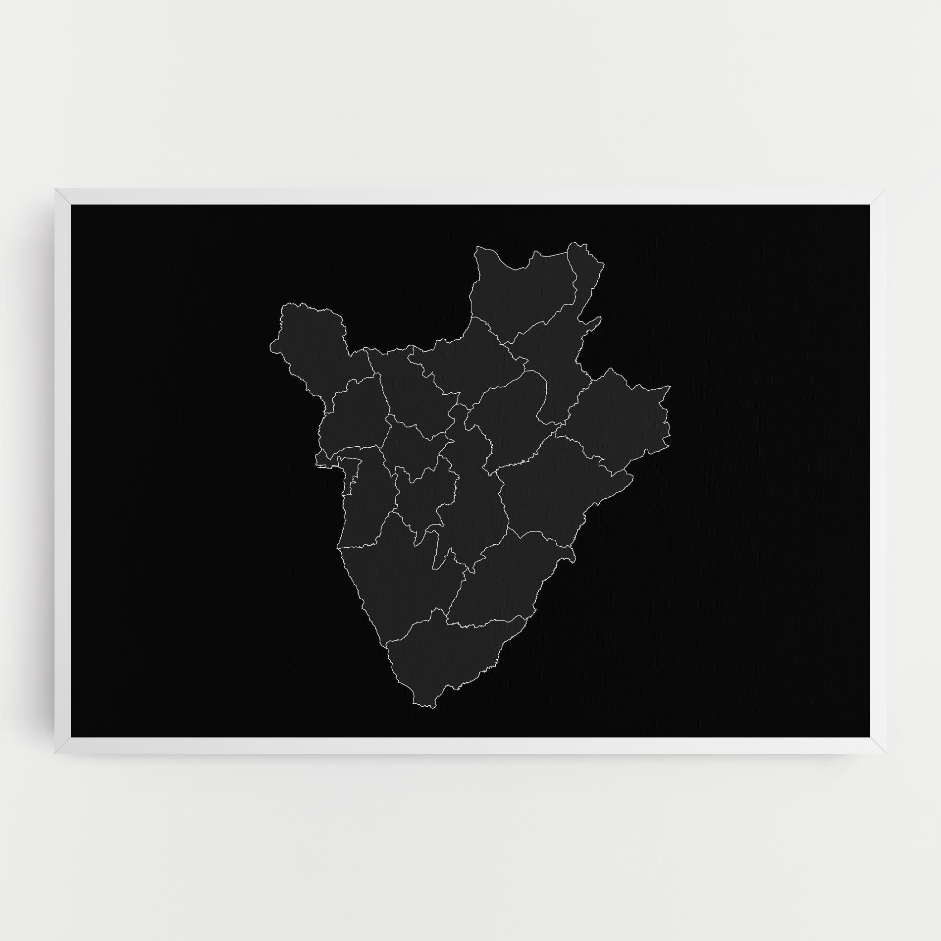Burundi Grey Map mockup 0