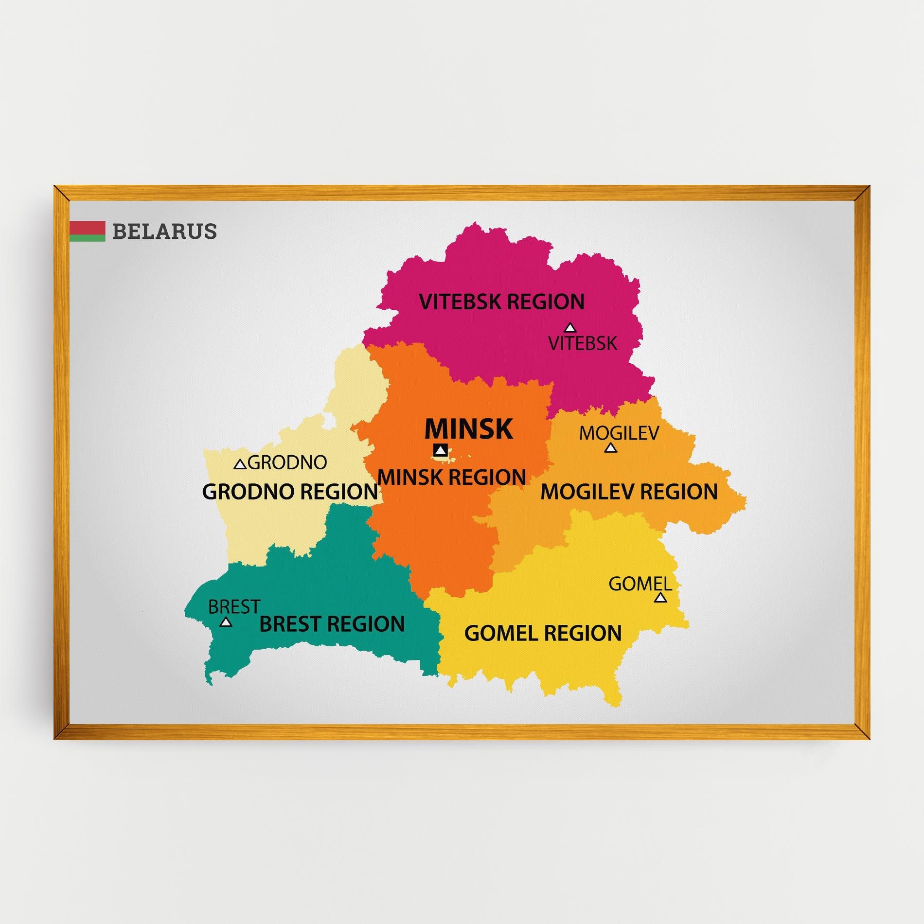 Belarus Color Map mockup 0