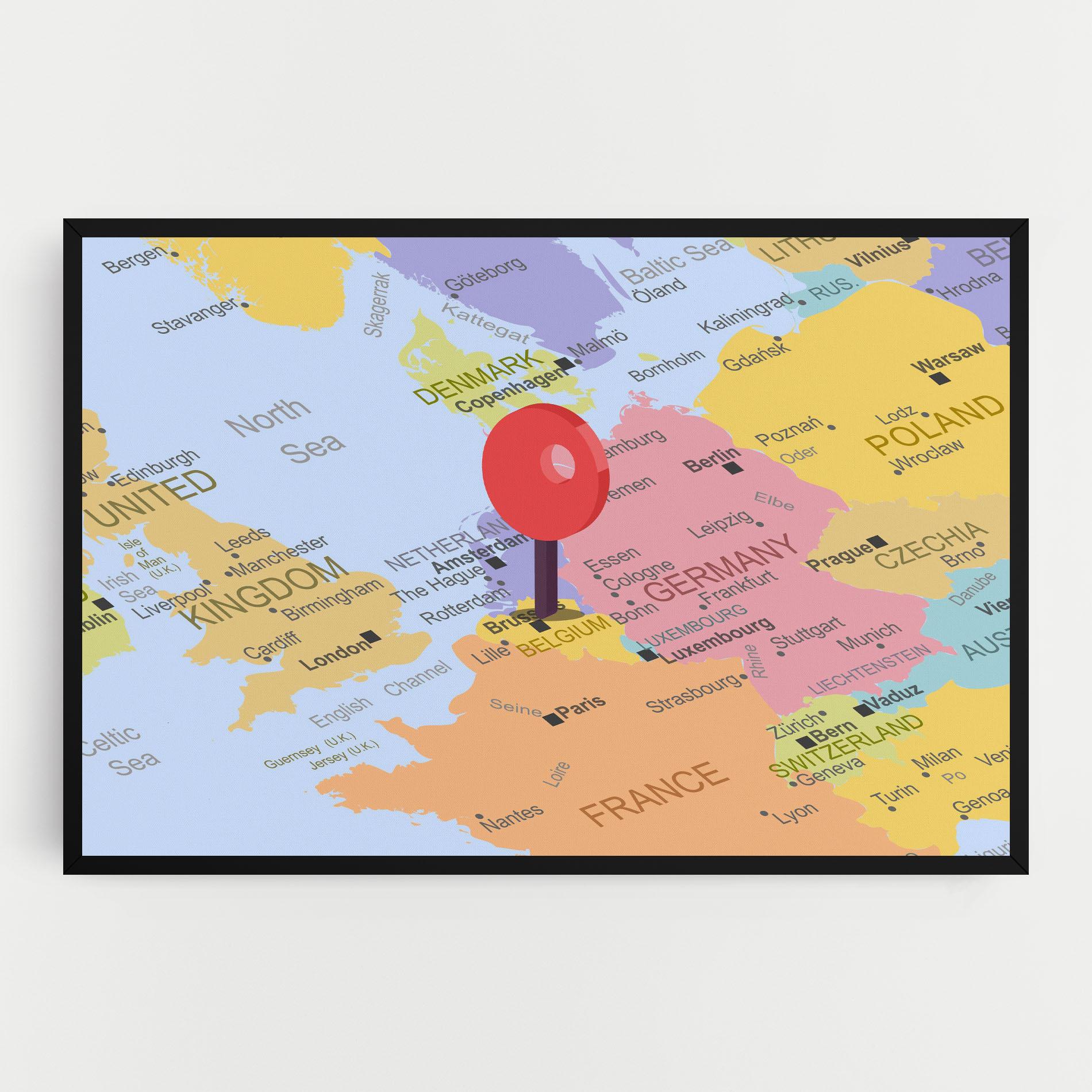 Leinwandbild Belgium Close Up mockup 0