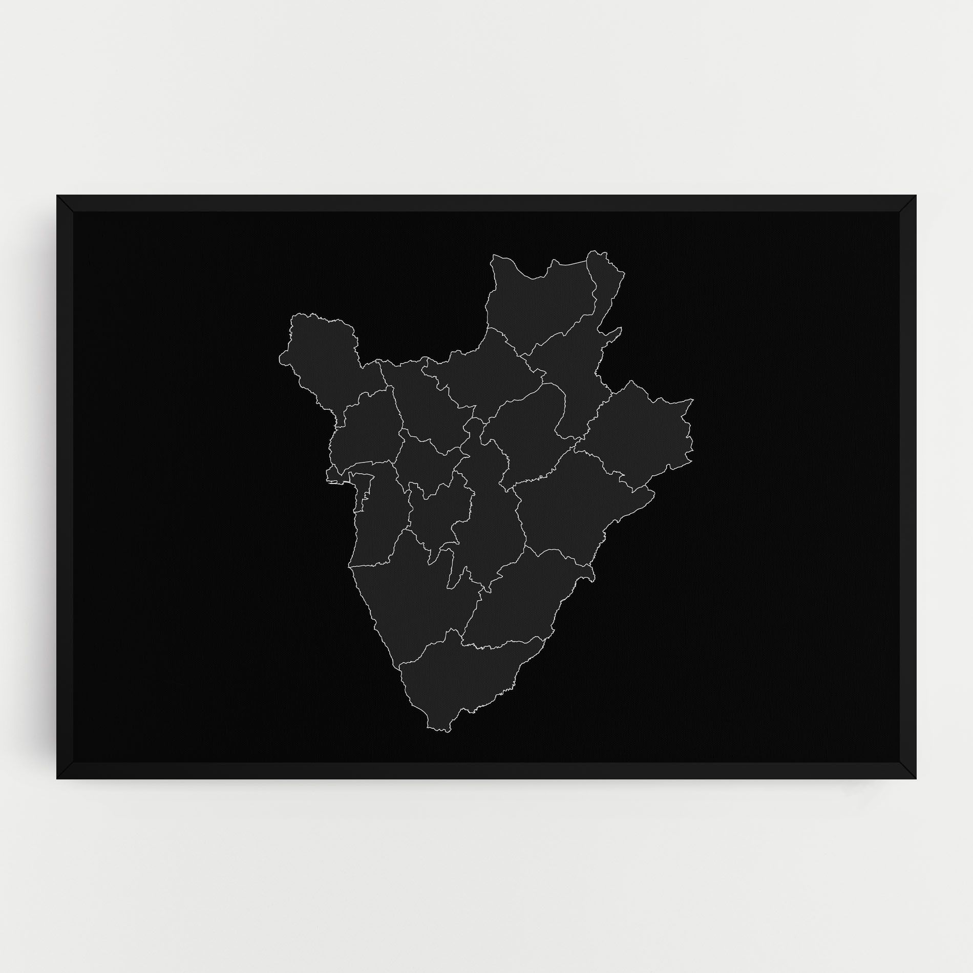 Burundi Grey Map mockup 0