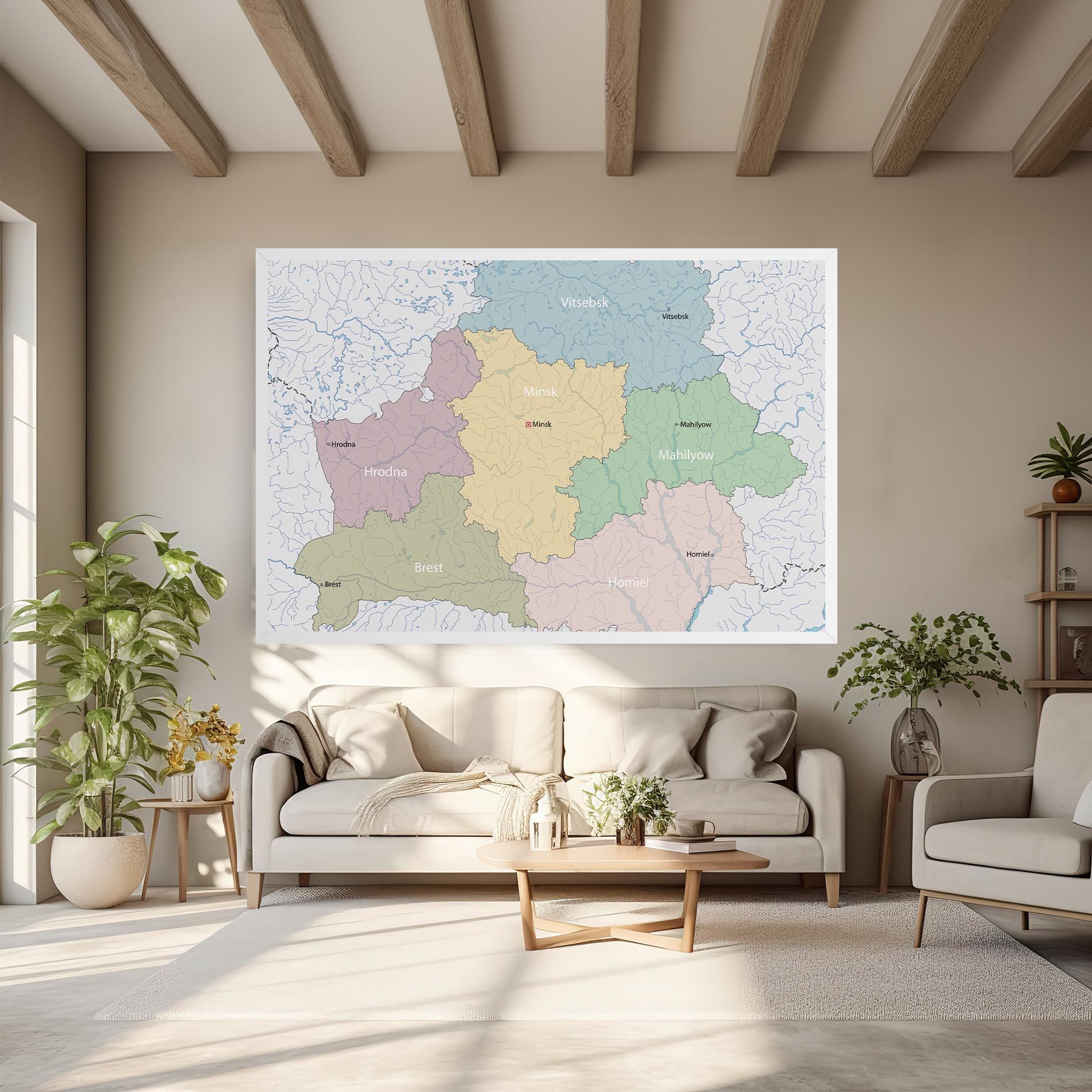 Belarus Map mockup 6