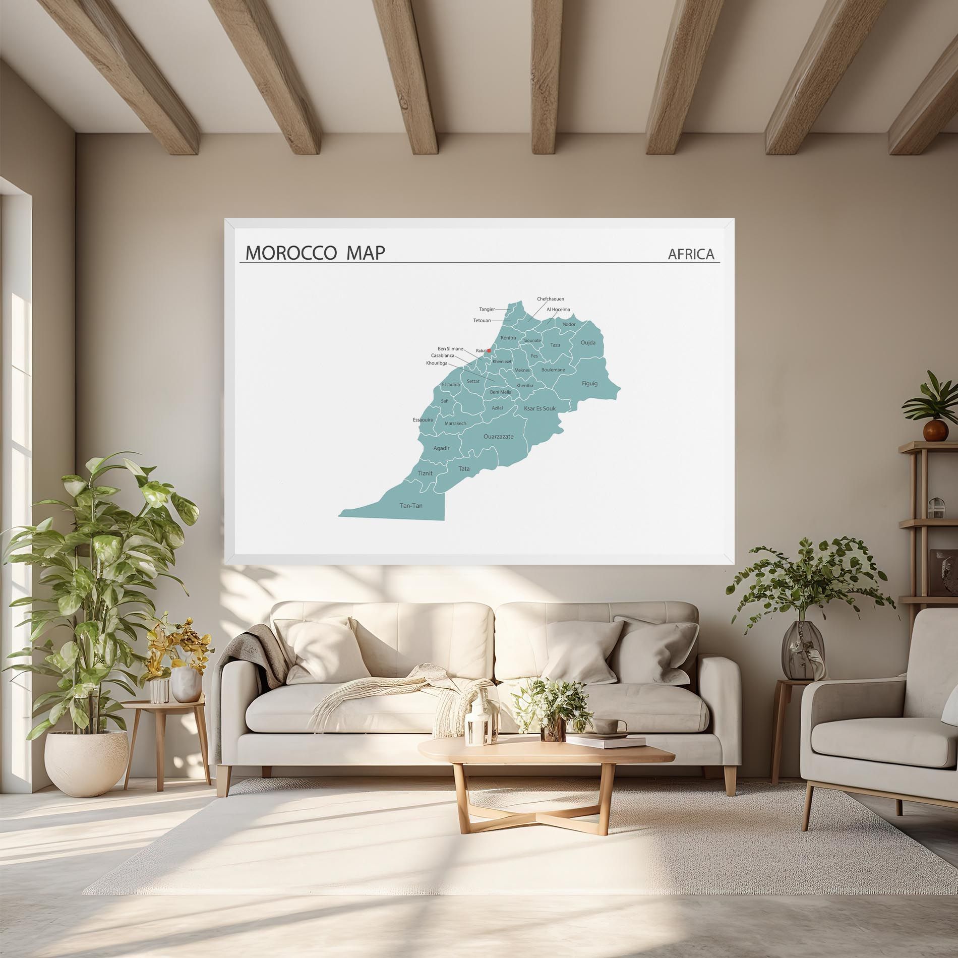 Morocco Map mockup 6