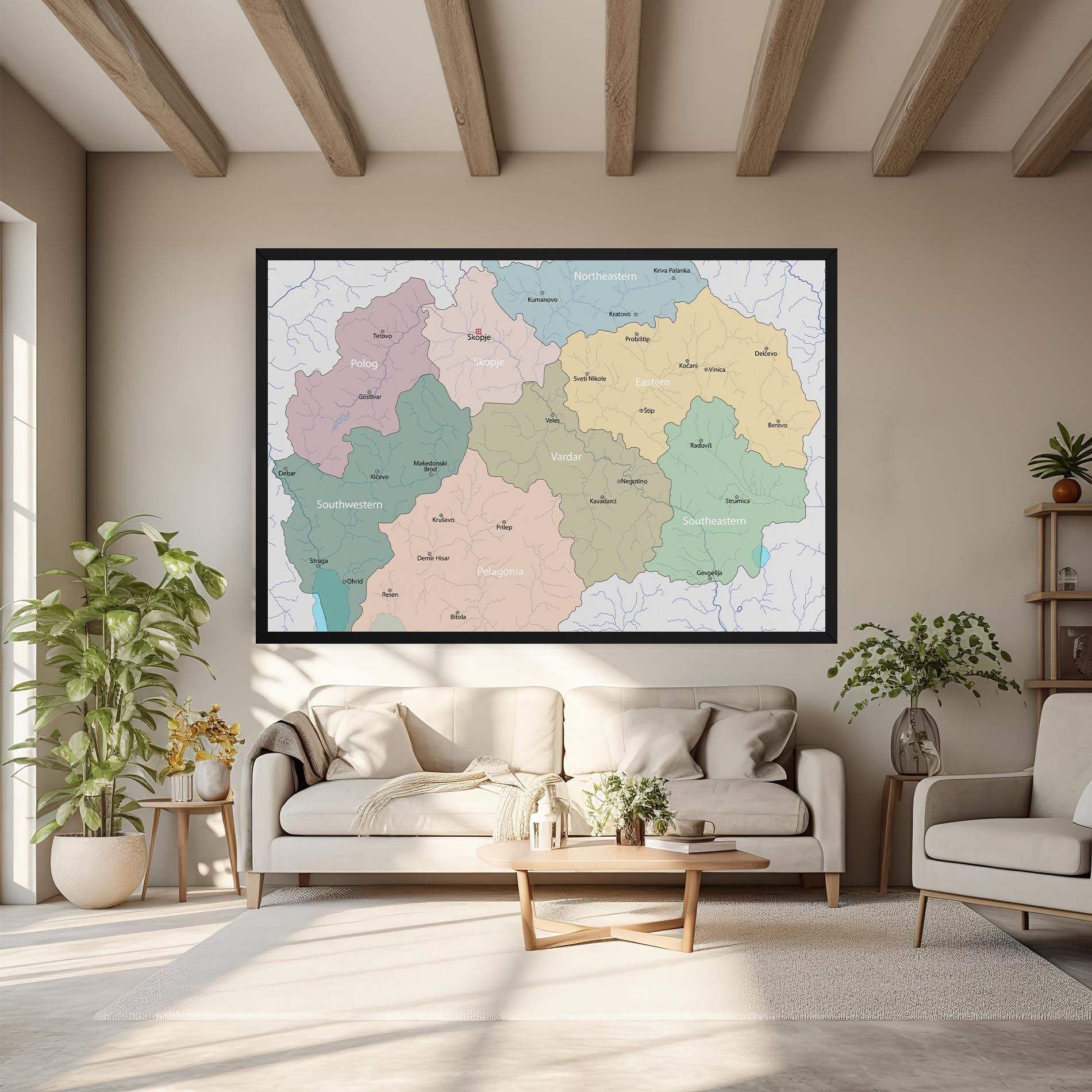 North Macedonia Map mockup 6