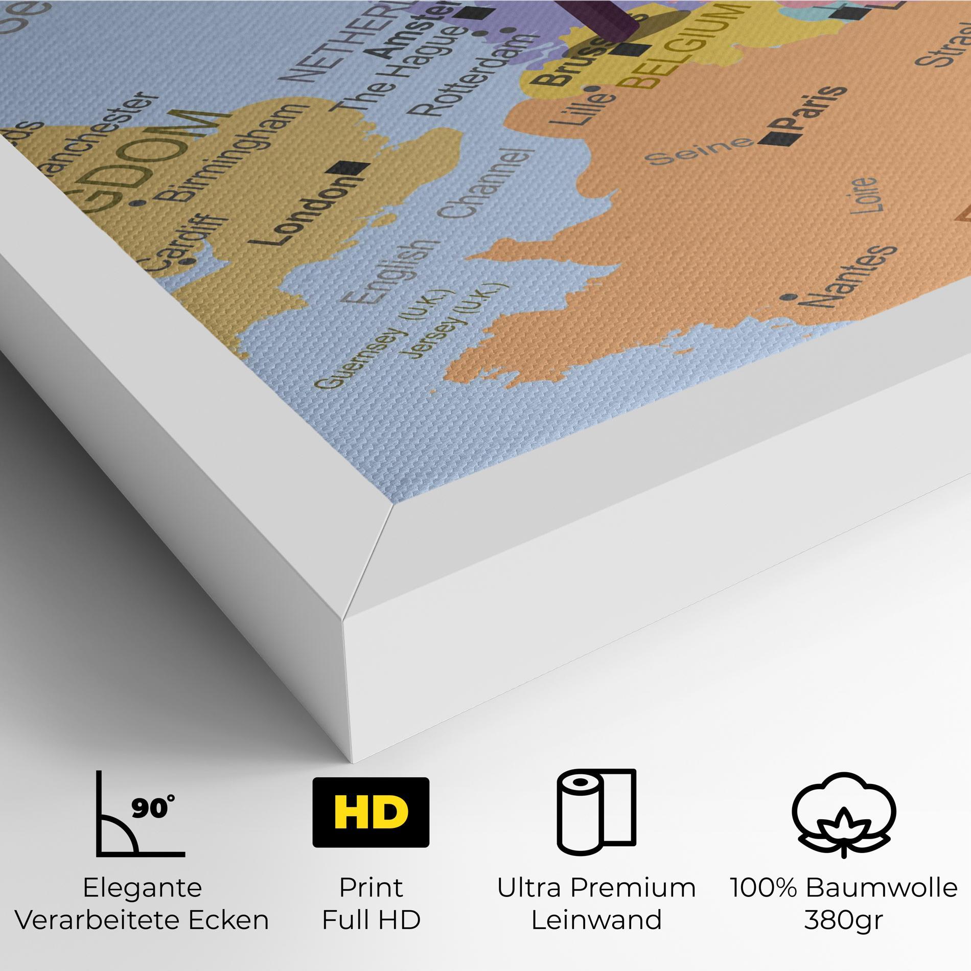 Leinwandbild Belgium Close Up mockup 4