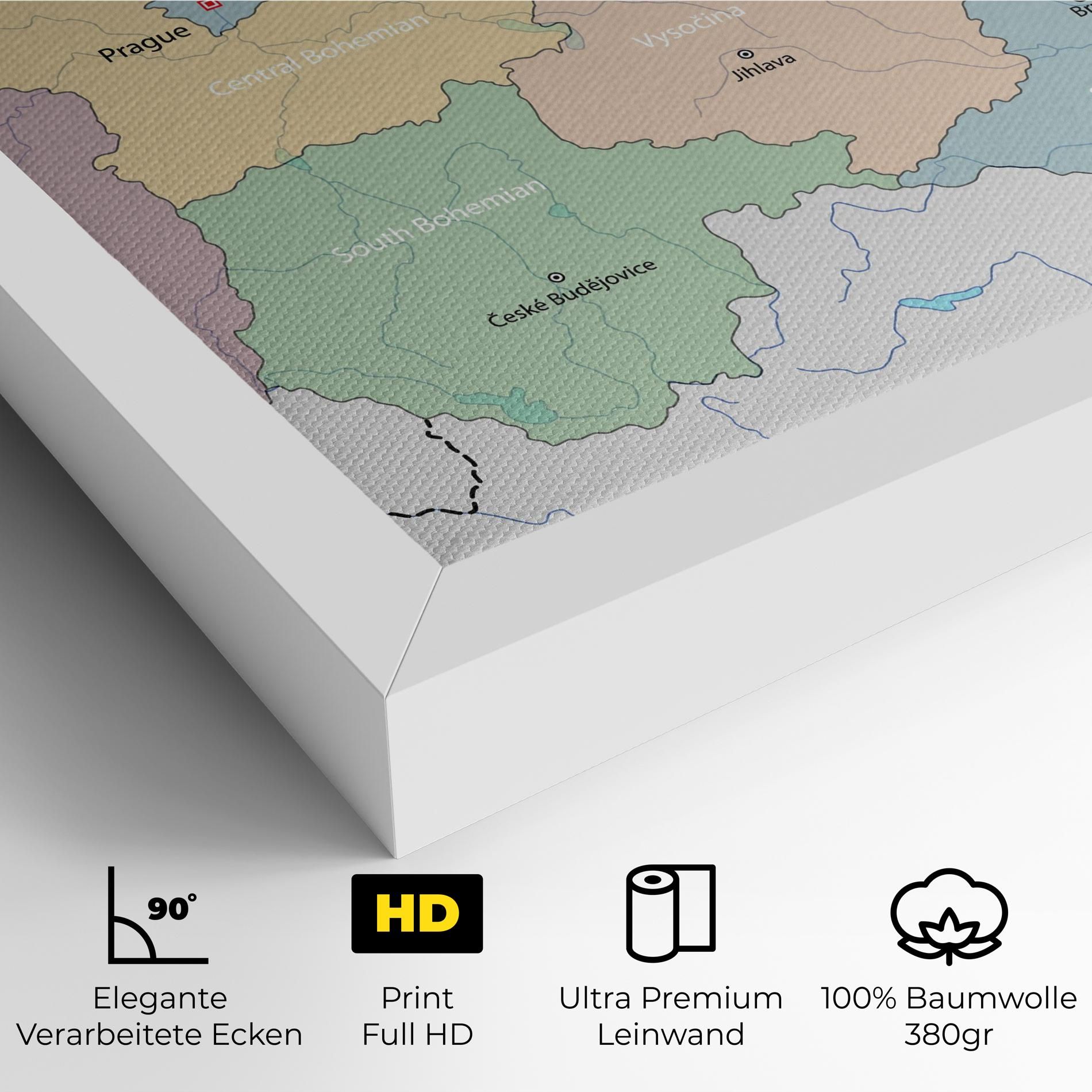 Czech Republic Map mockup 4