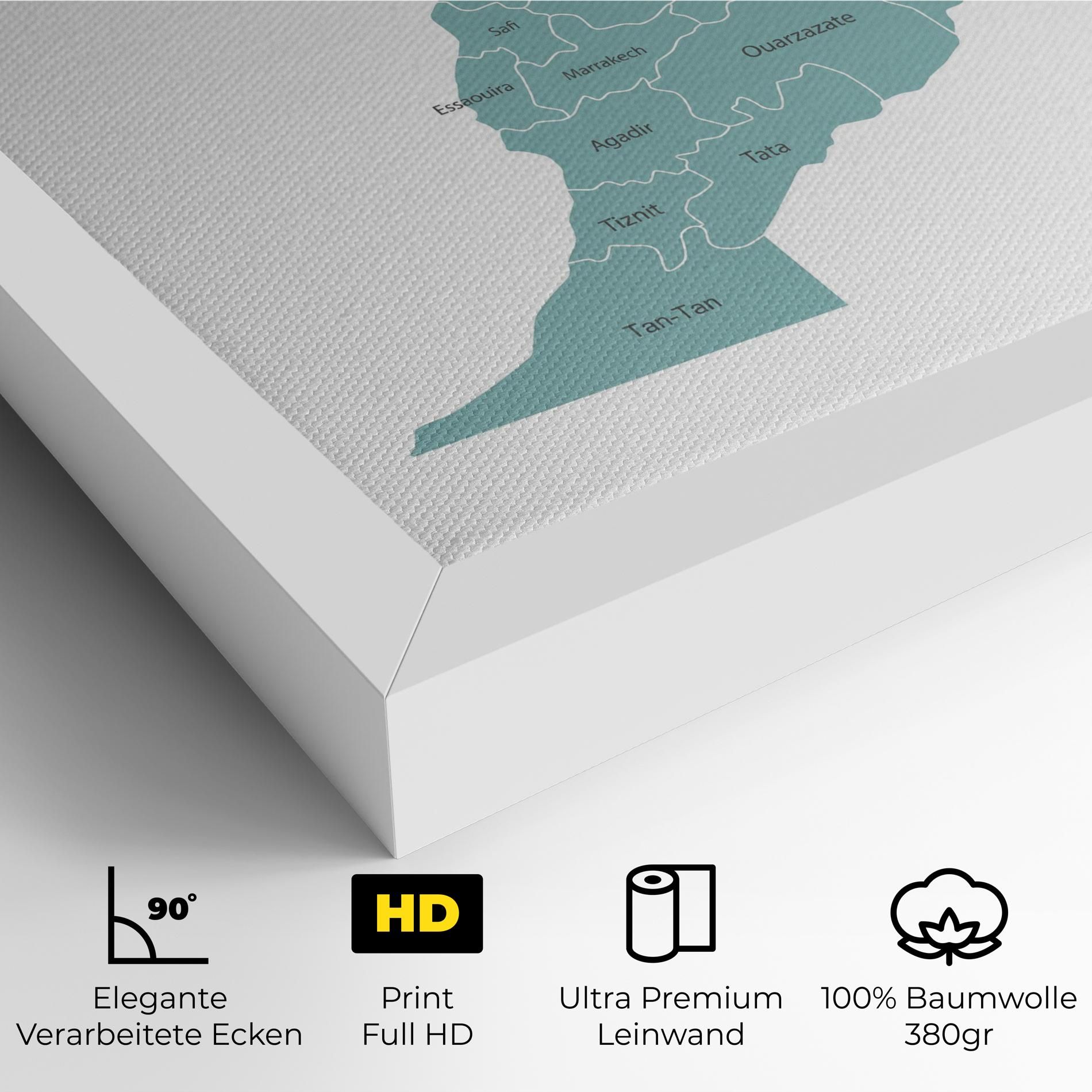 Morocco Map mockup 4