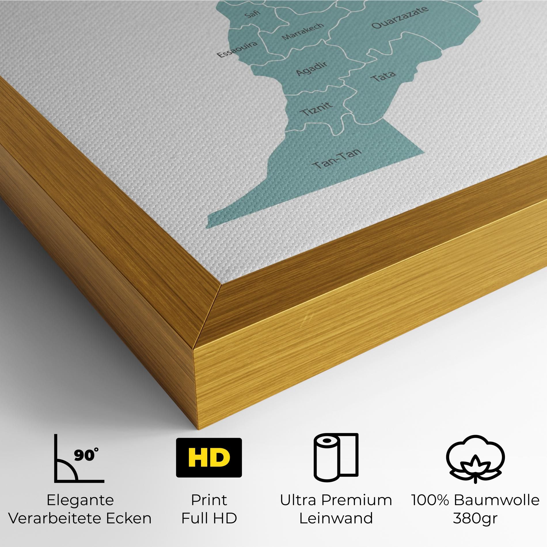 Morocco Map mockup 4