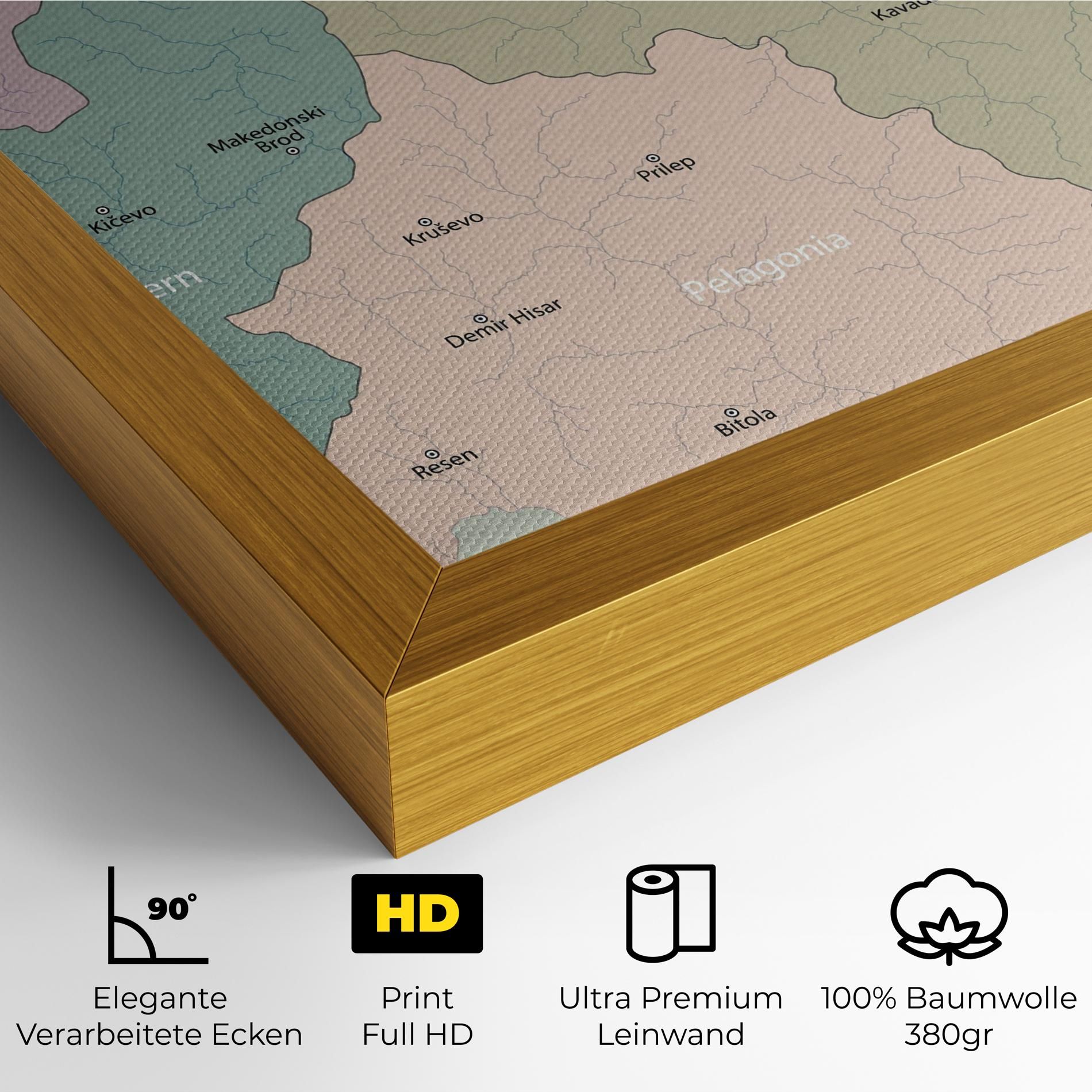 North Macedonia Map mockup 4