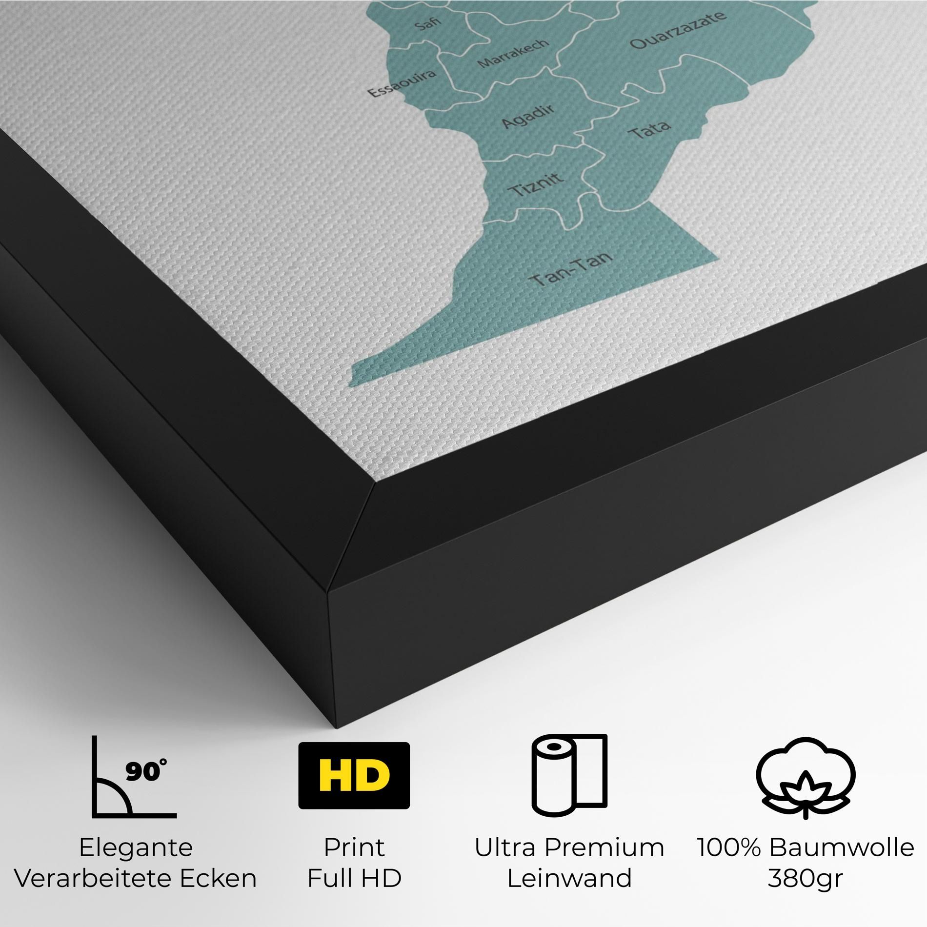 Morocco Map mockup 4