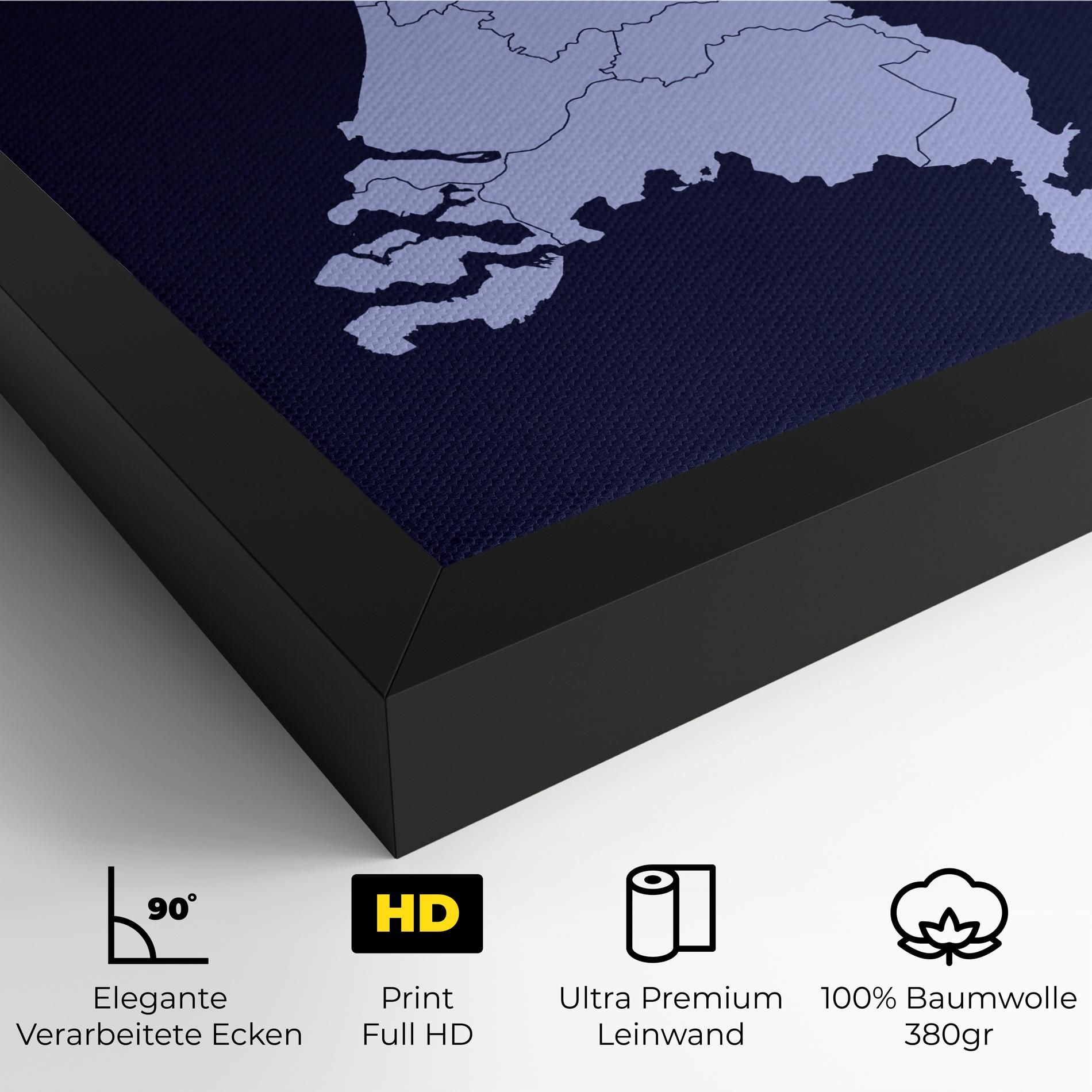 Netherlands Map mockup 4