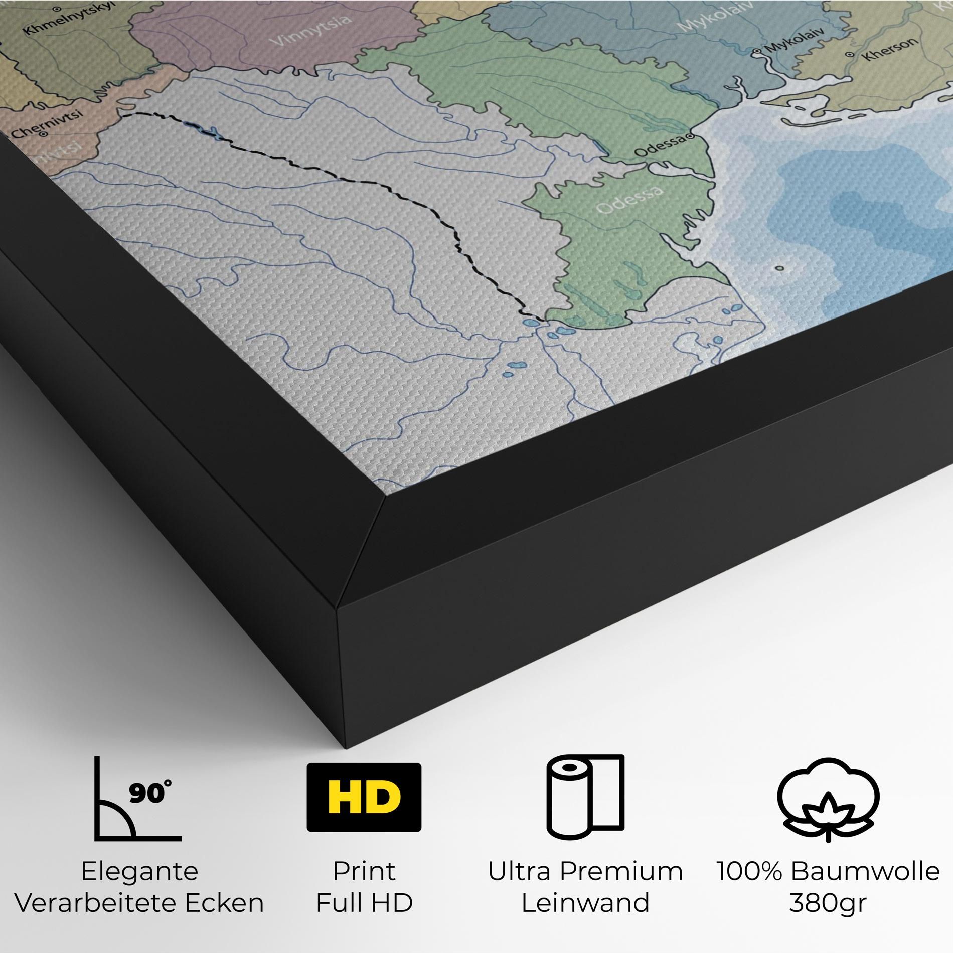 Ukraine Map mockup 4