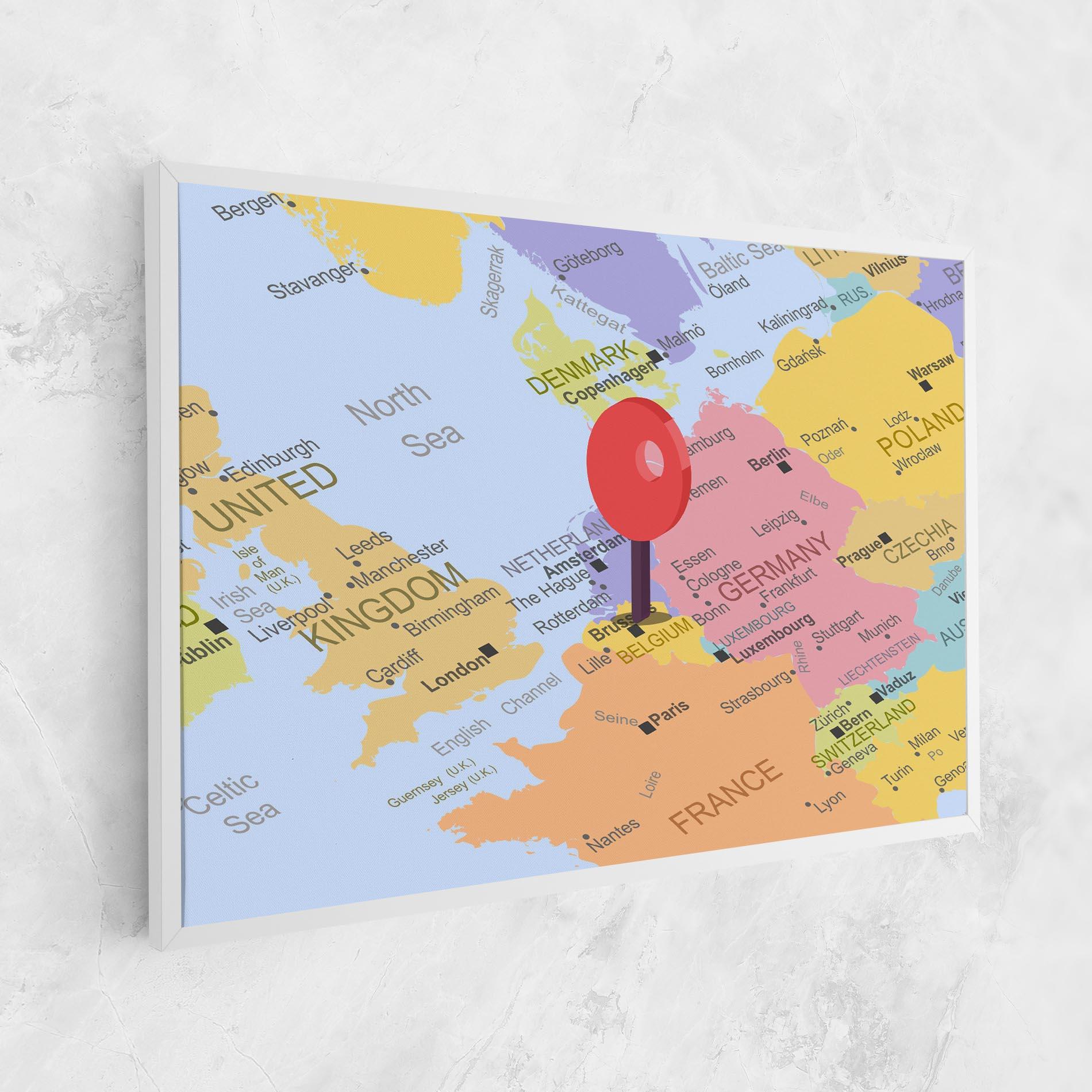 Leinwandbild Belgium Close Up mockup 1