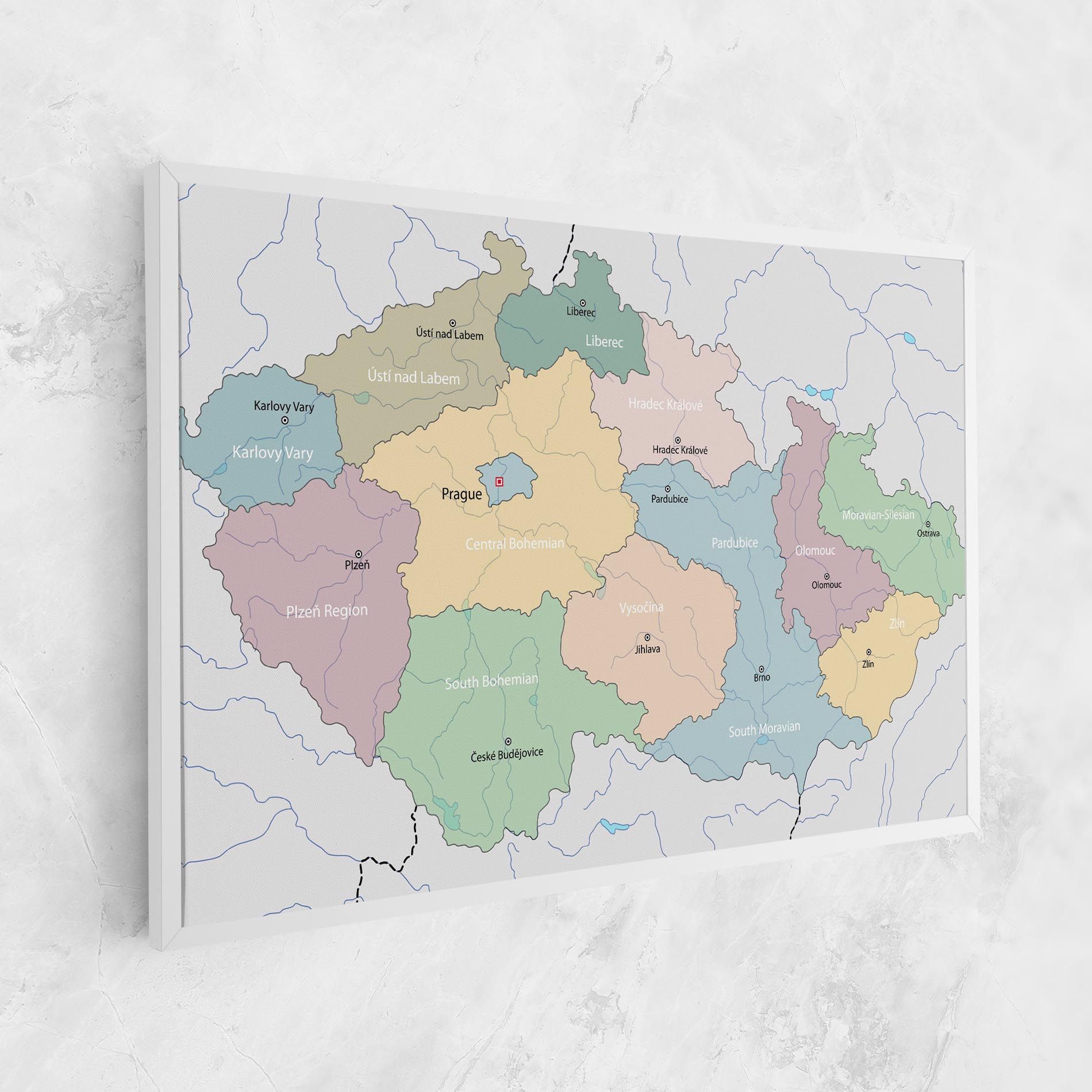 Czech Republic Map mockup 1