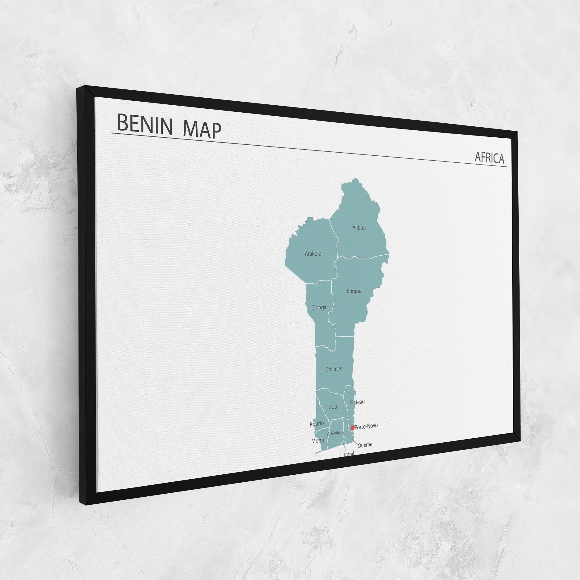 Benin Map mockup 1