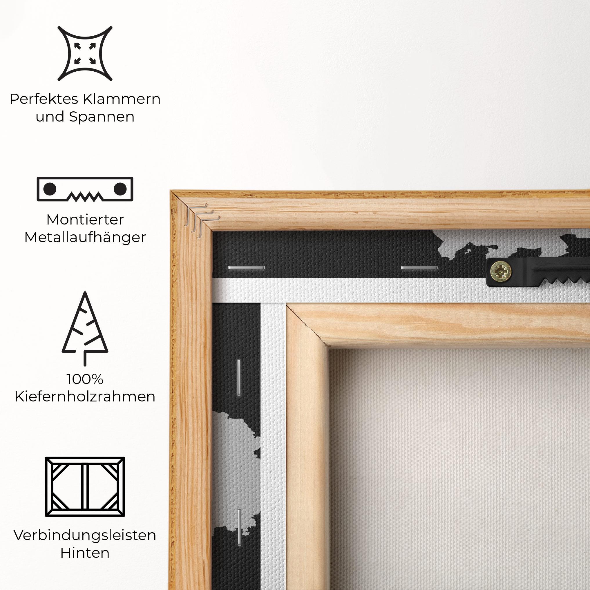Leinwandbild Belgium Map mockup 5