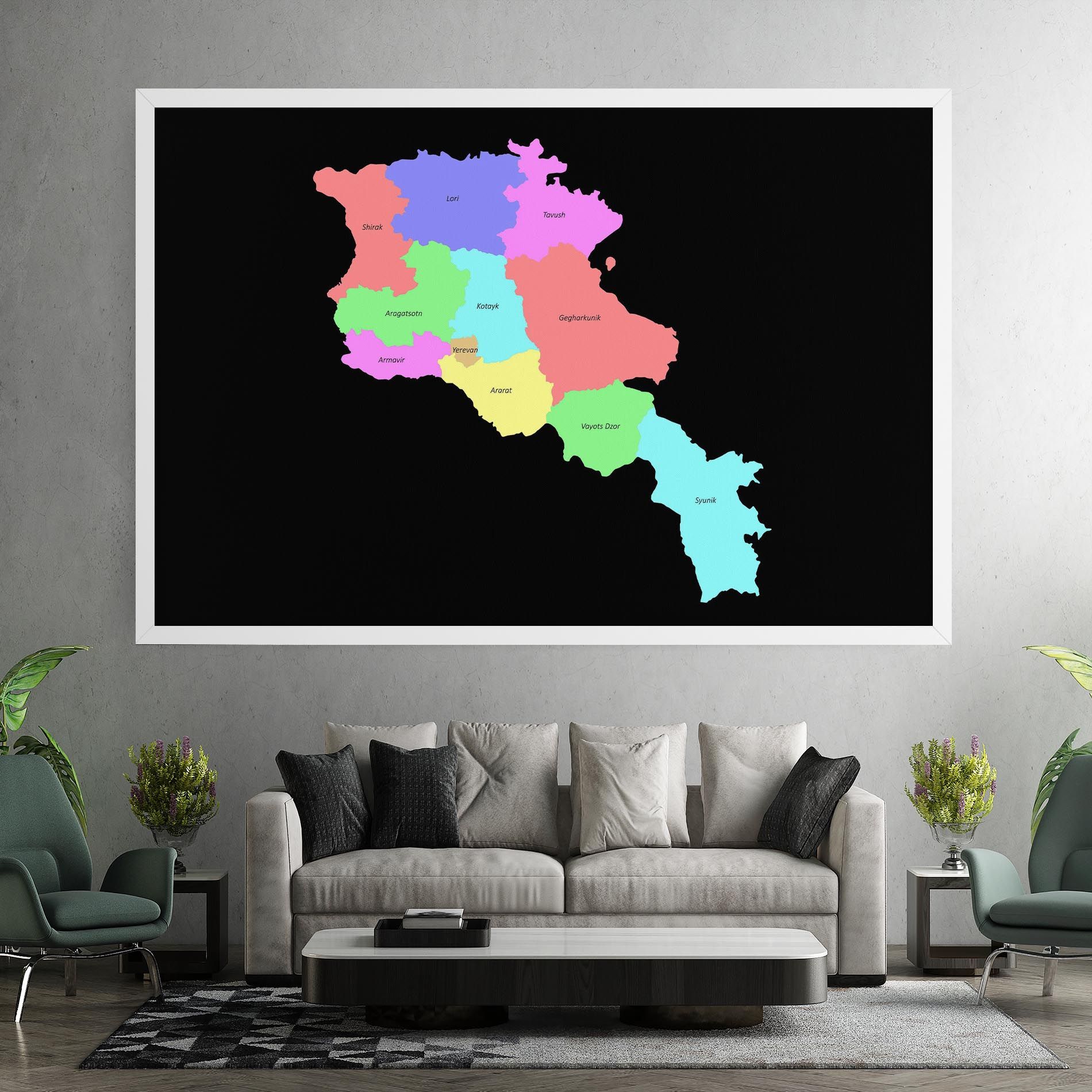 Armenia Map mockup 7