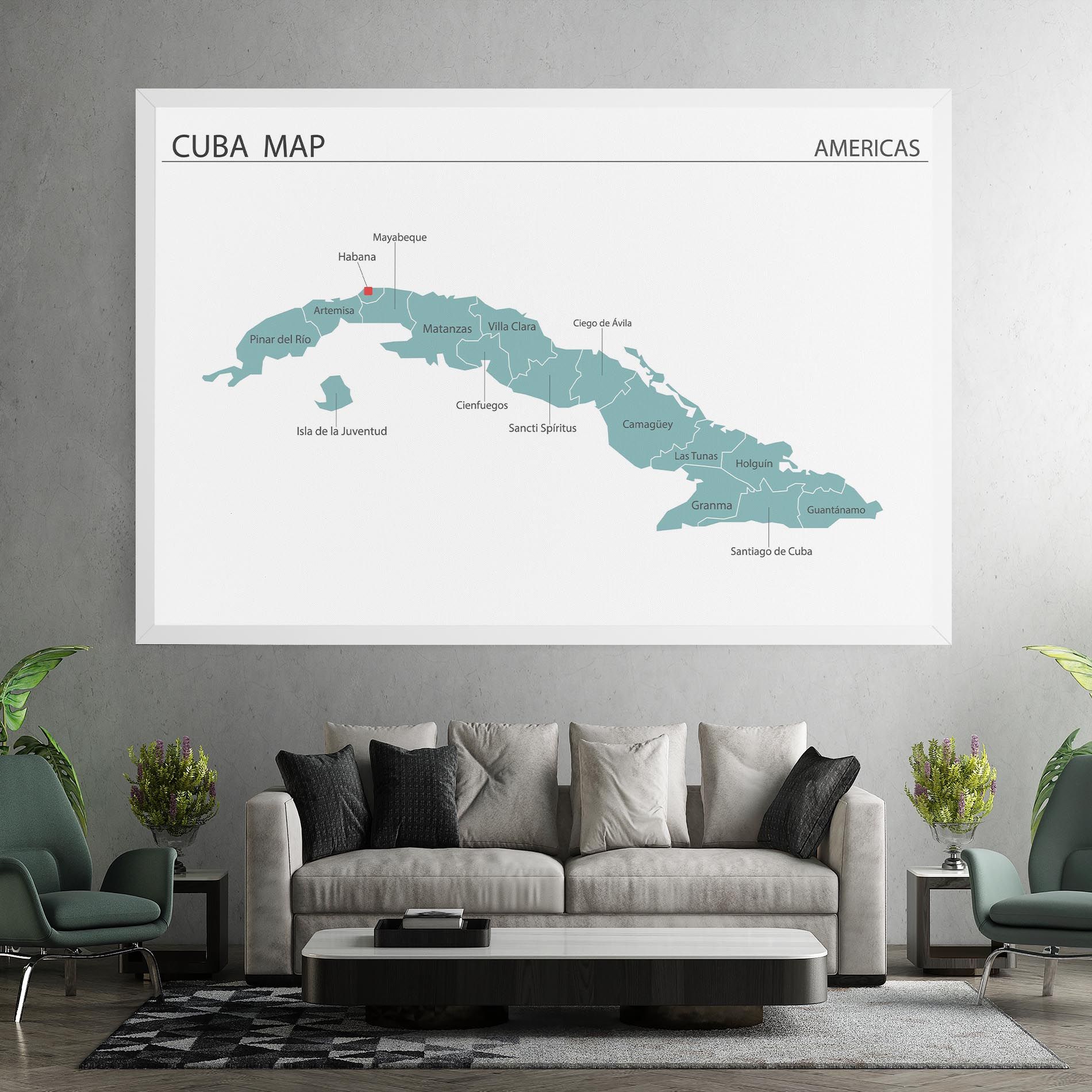 Cuba Map mockup 7