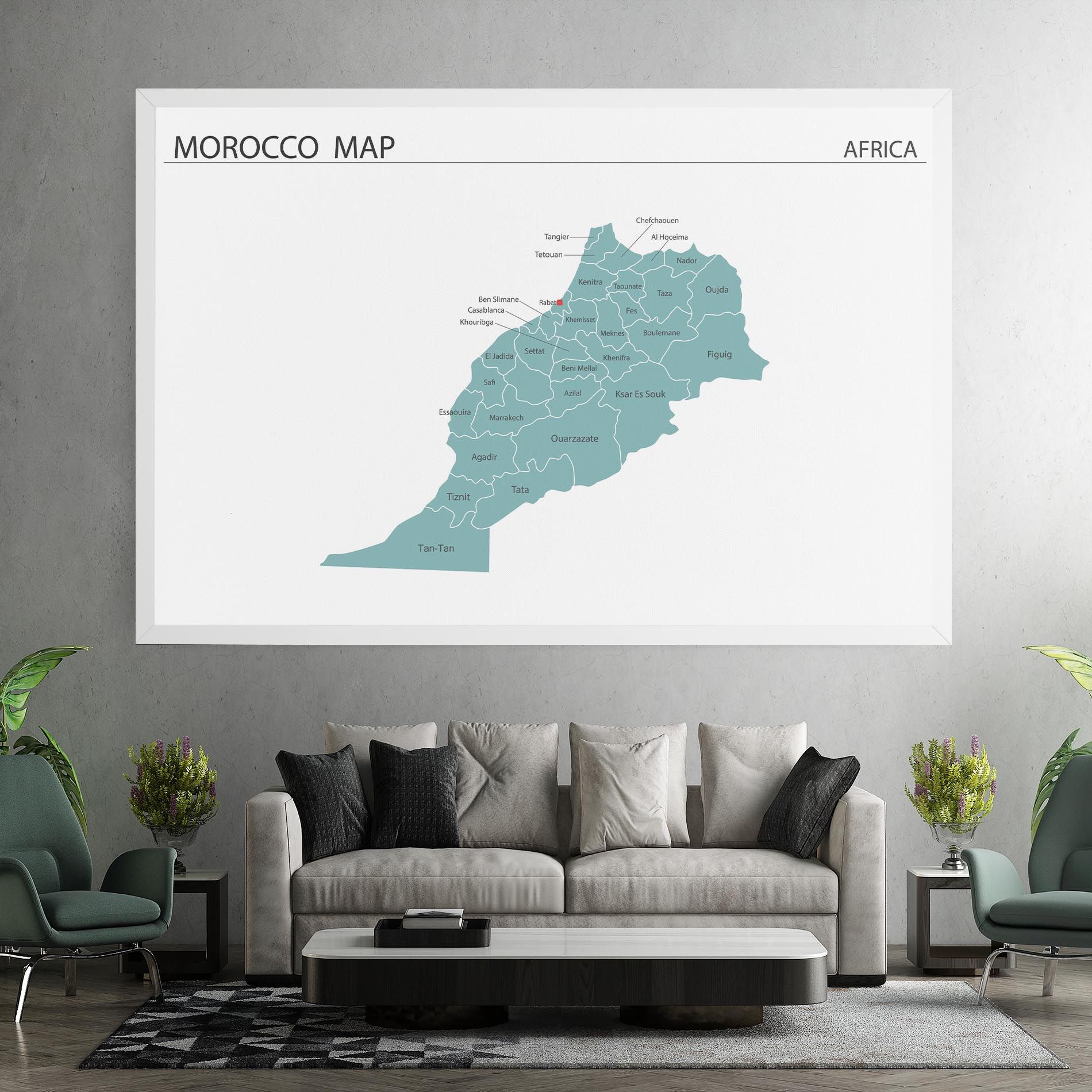 Morocco Map mockup 7