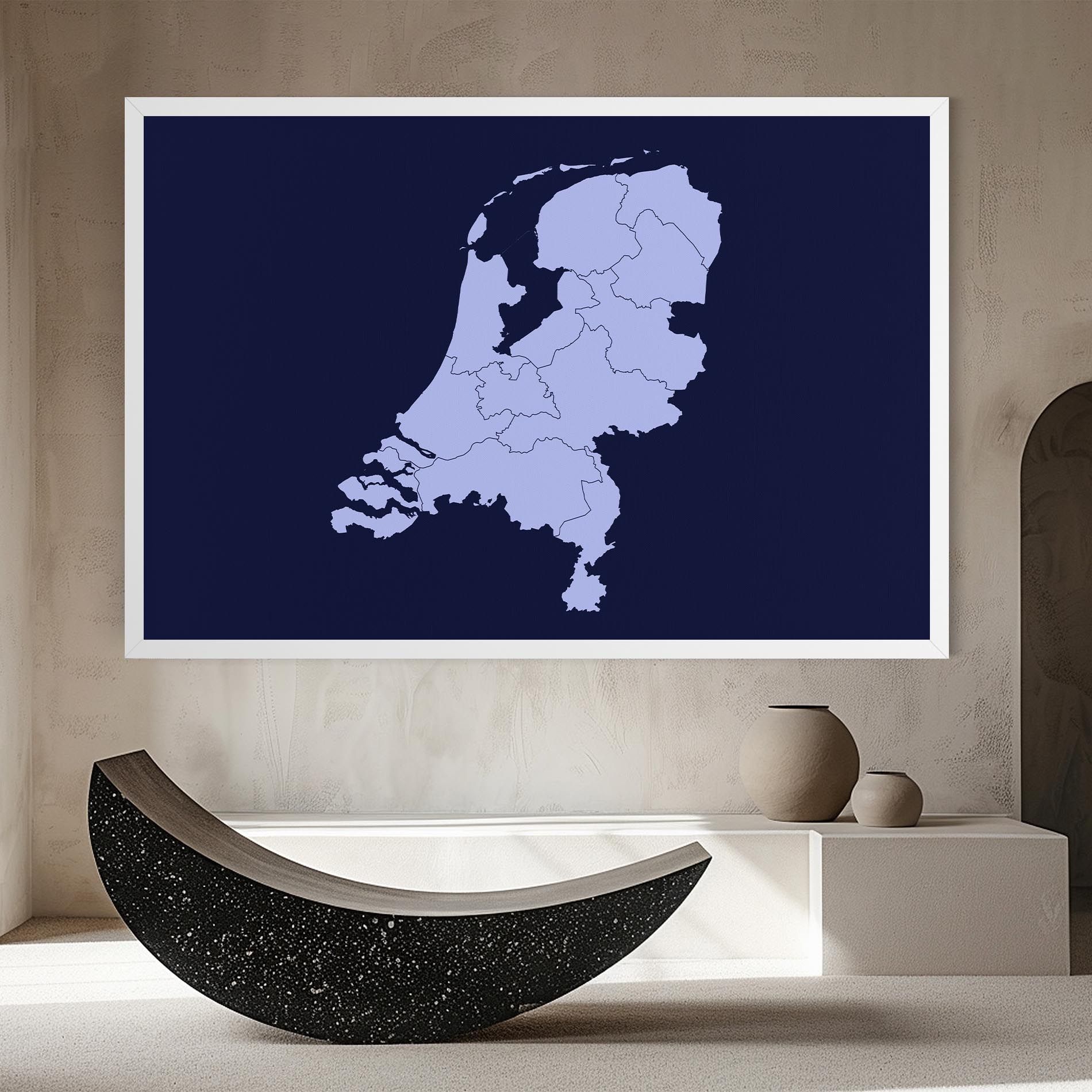 Netherlands Map mockup 8