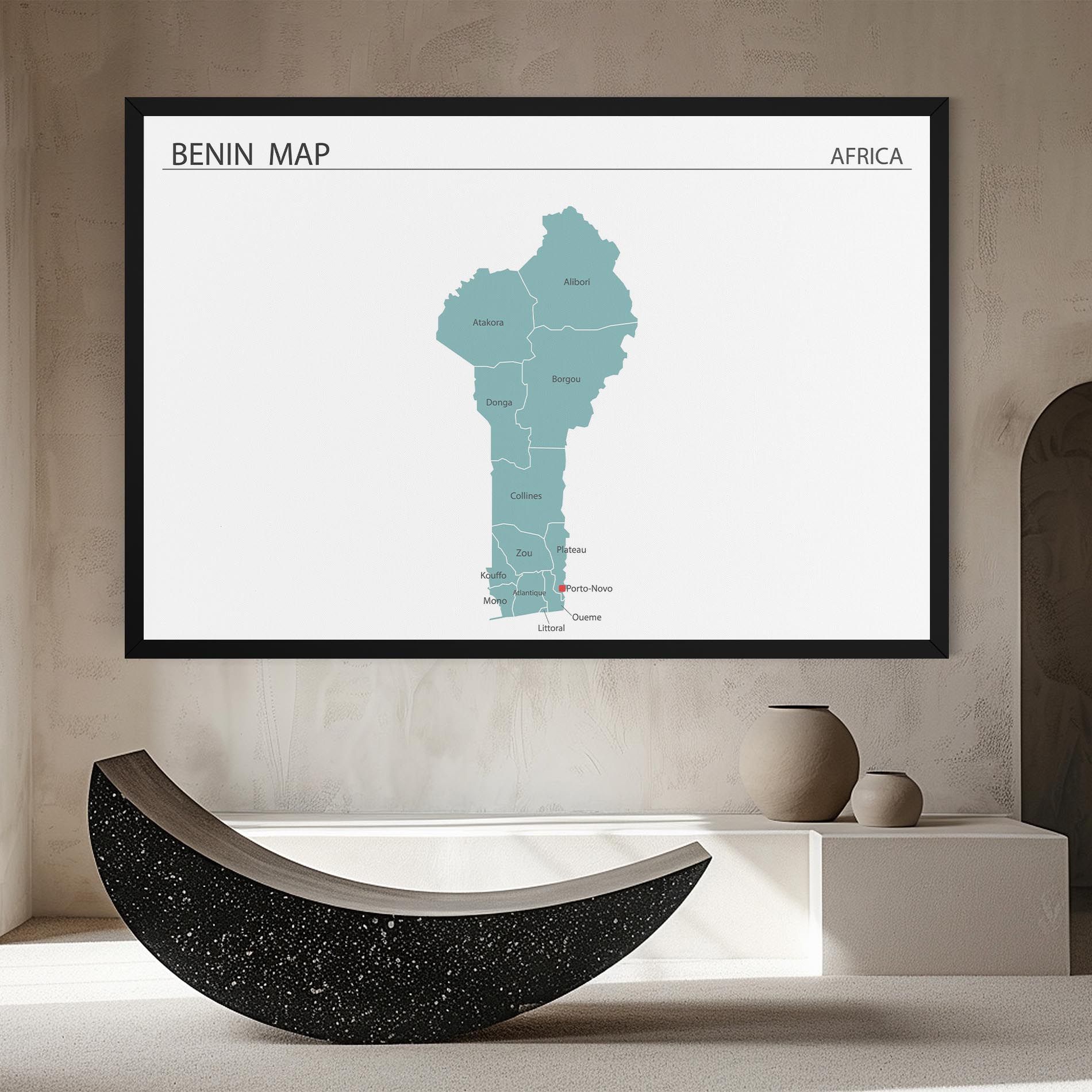 Benin Map mockup 8