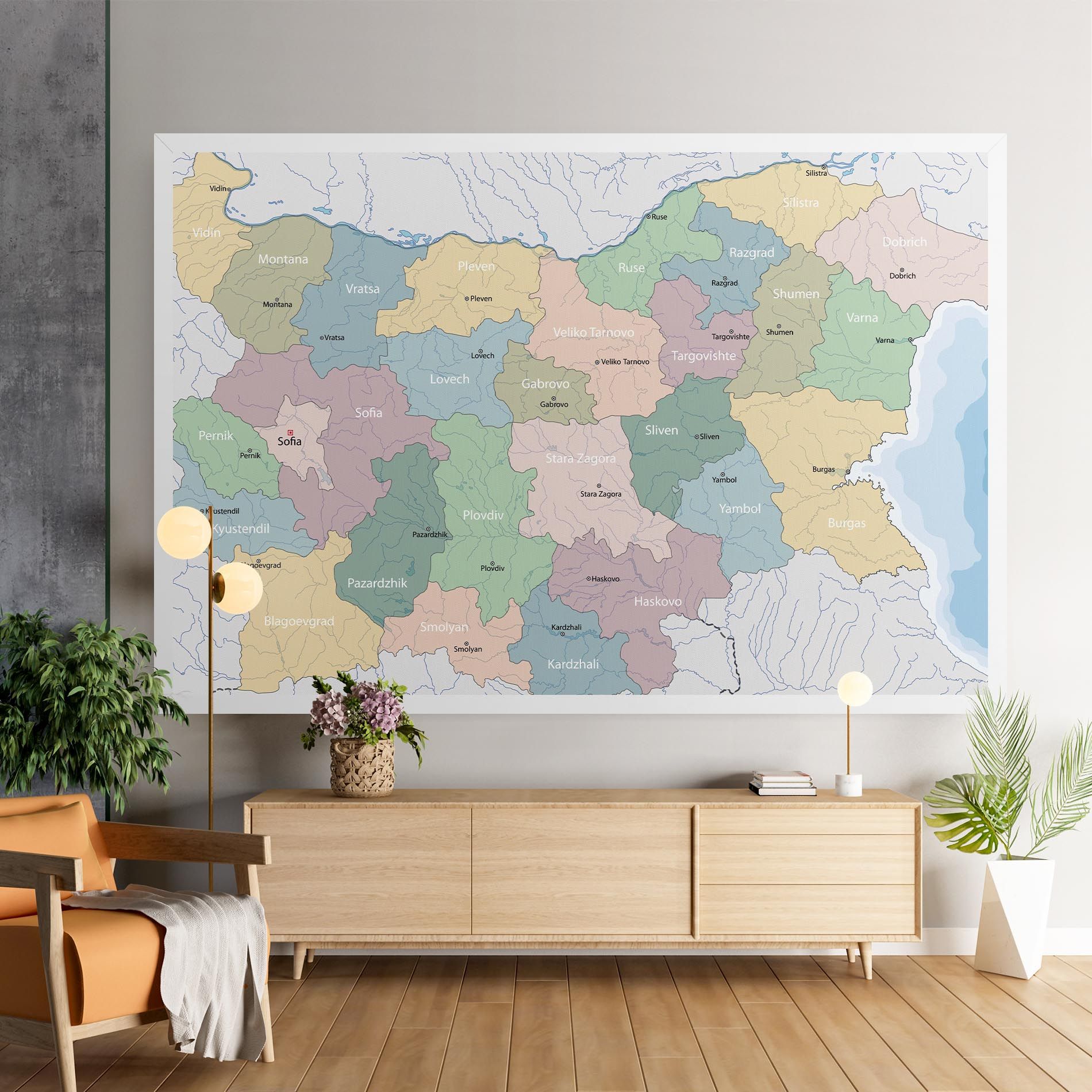Bulgaria Map mockup 9