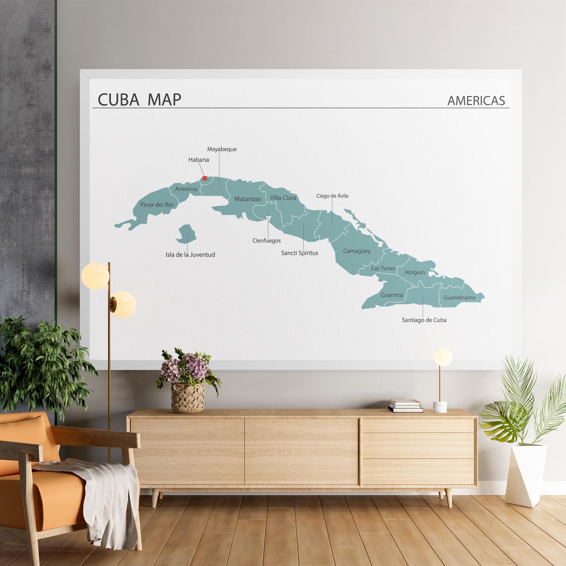 Cuba Map mockup 9
