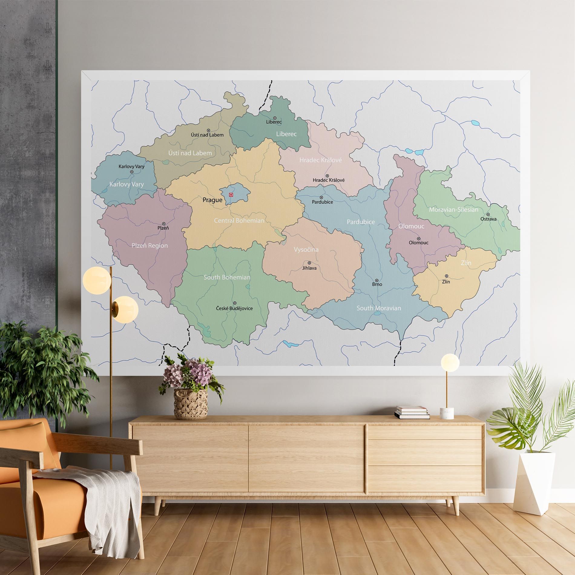 Czech Republic Map mockup 9