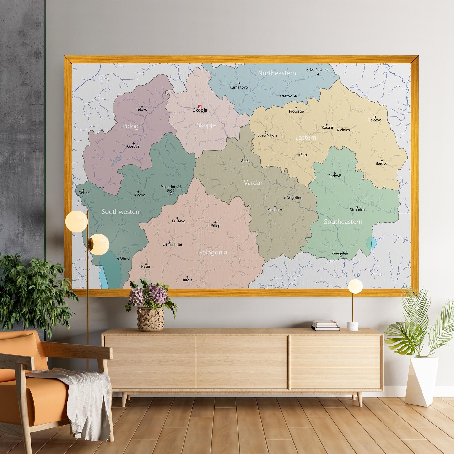 North Macedonia Map mockup 9